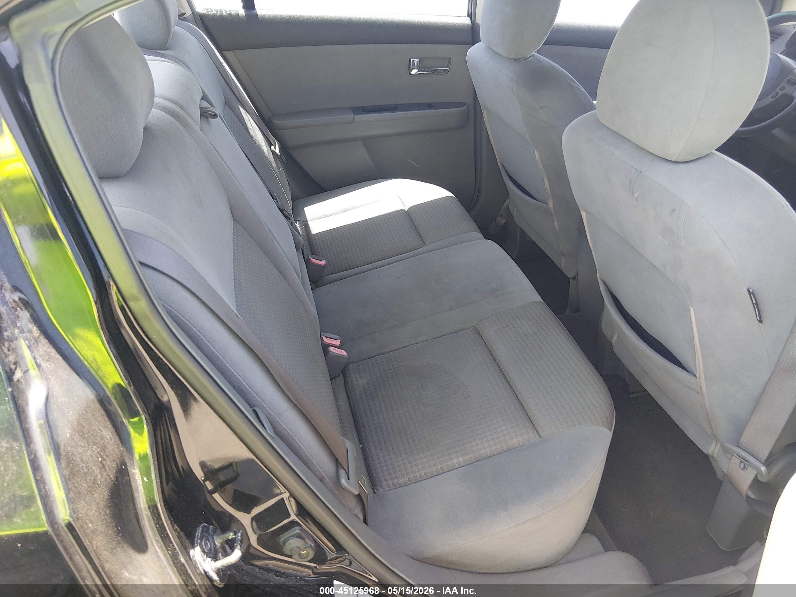 2008 Nissan Sentra 2.0s Black vin: 3N1AB61EX8L725151