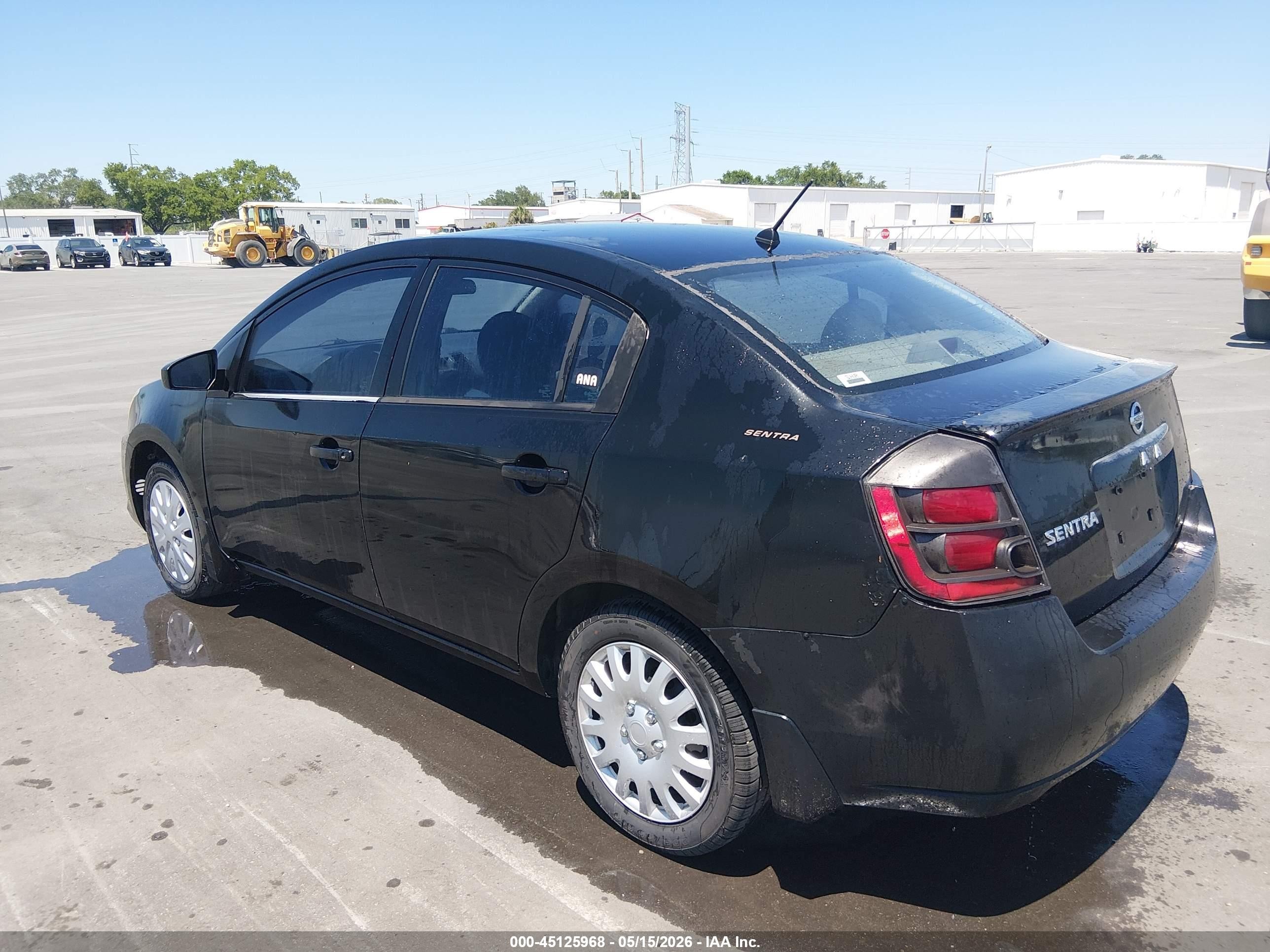 2008 Nissan Sentra 2.0s Black vin: 3N1AB61EX8L725151