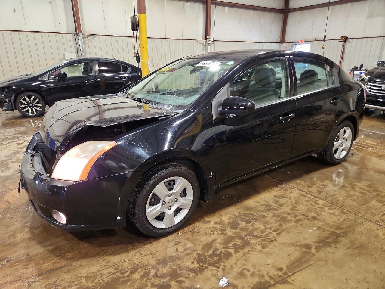 2008 Nissan Sentra 2.0 Black vin: 3N1AB61EX8L737266
