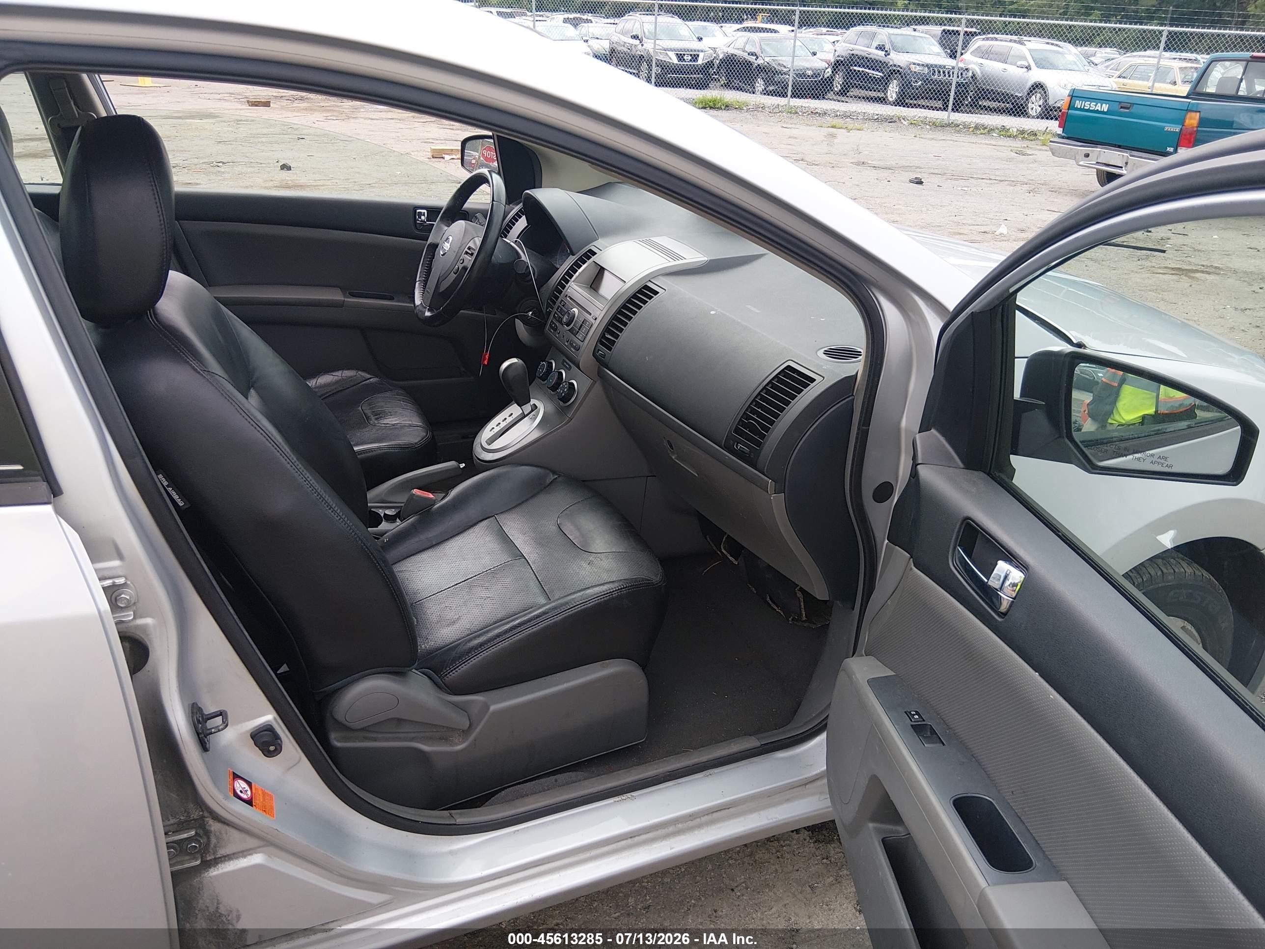 2008 Nissan Sentra 2.0 Sl Silver vin: 3N1AB61EX8L738417