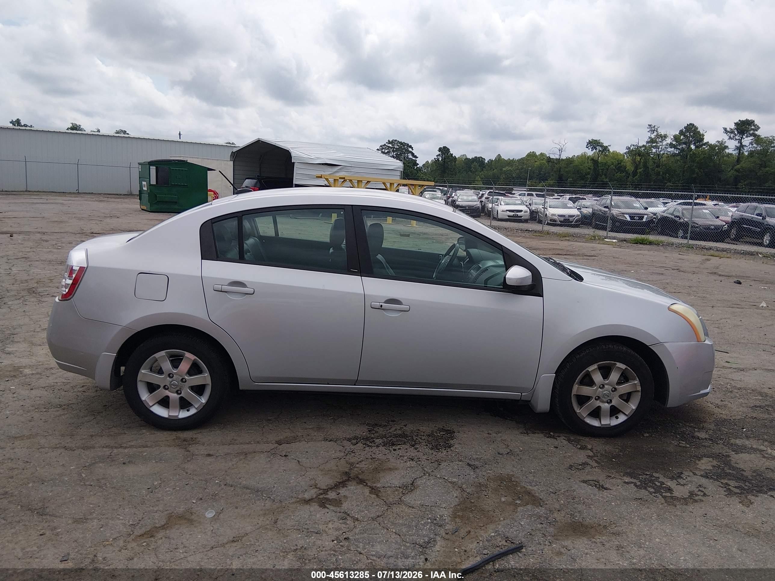 2008 Nissan Sentra 2.0 Sl Silver vin: 3N1AB61EX8L738417