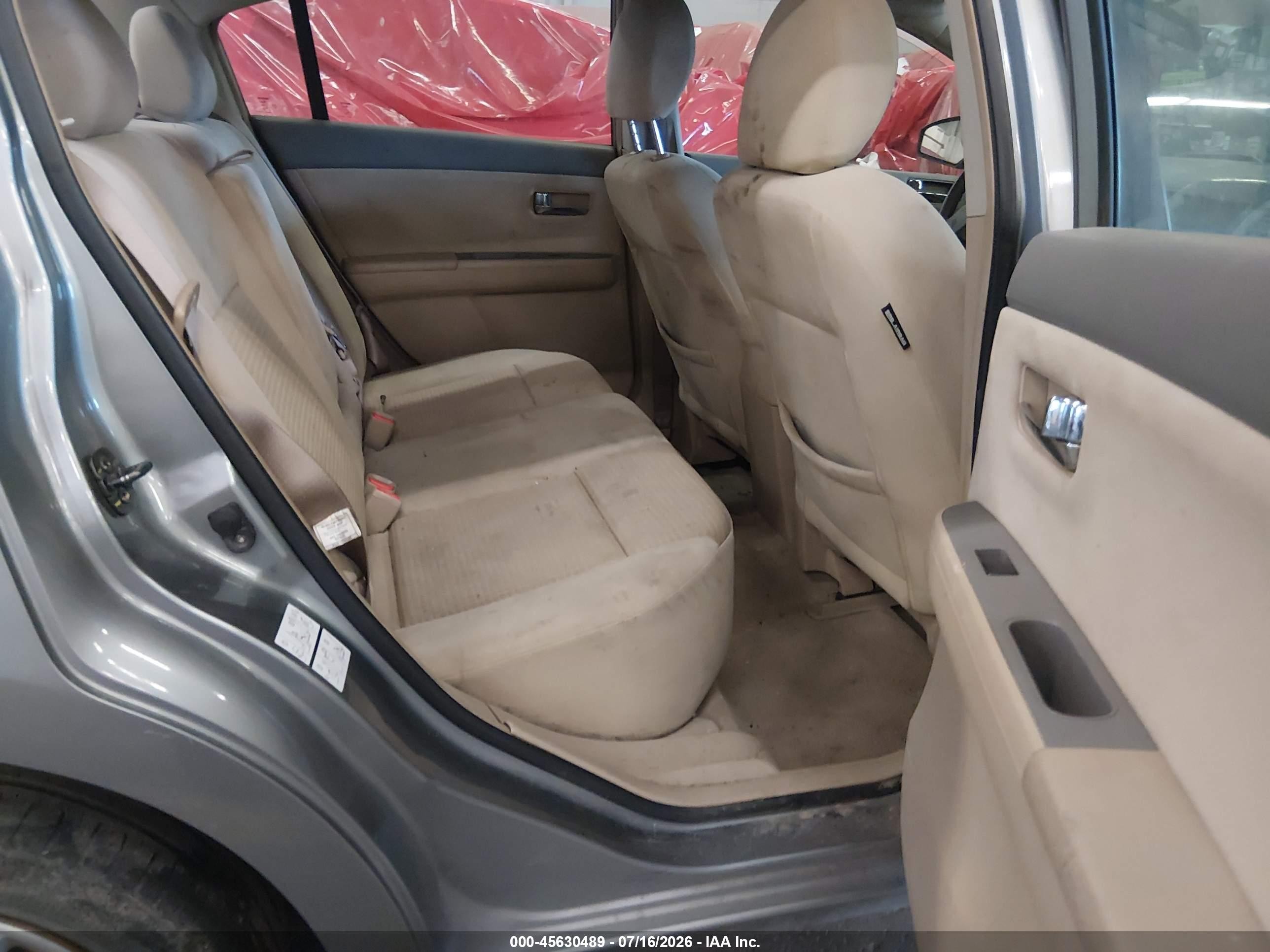 2008 Nissan Sentra 2.0 S Серебряный vin: 3N1AB61EX8L756948