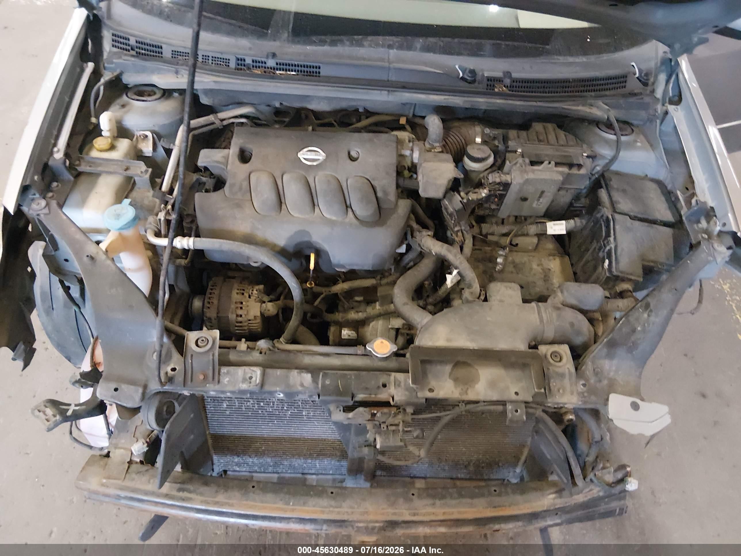 2008 Nissan Sentra 2.0 S Серебряный vin: 3N1AB61EX8L756948