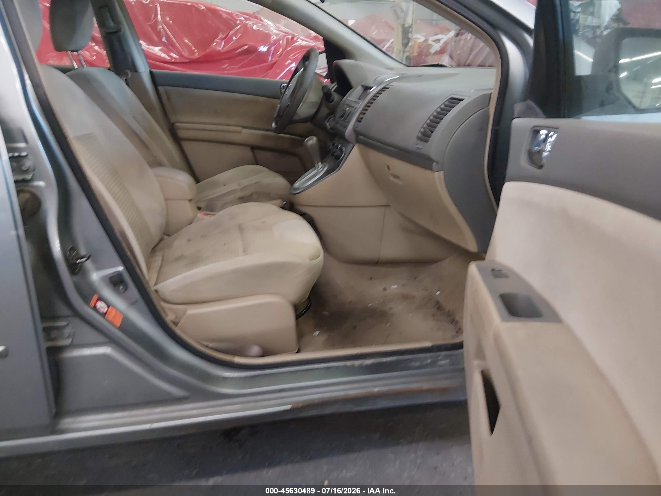 2008 Nissan Sentra 2.0 S Серебряный vin: 3N1AB61EX8L756948
