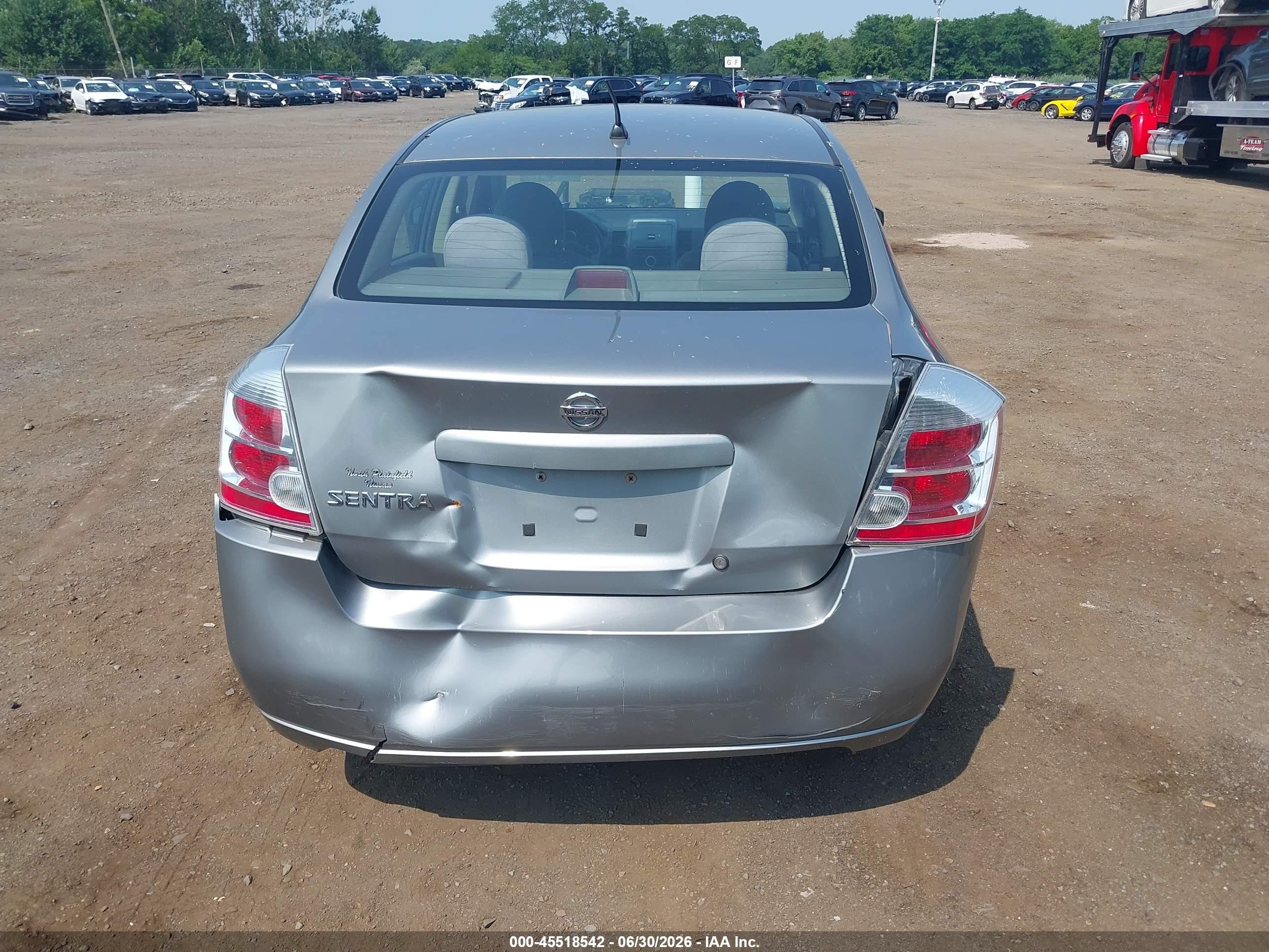 2008 Nissan Sentra 2.0 Gray vin: 3N1AB61EX8L757369