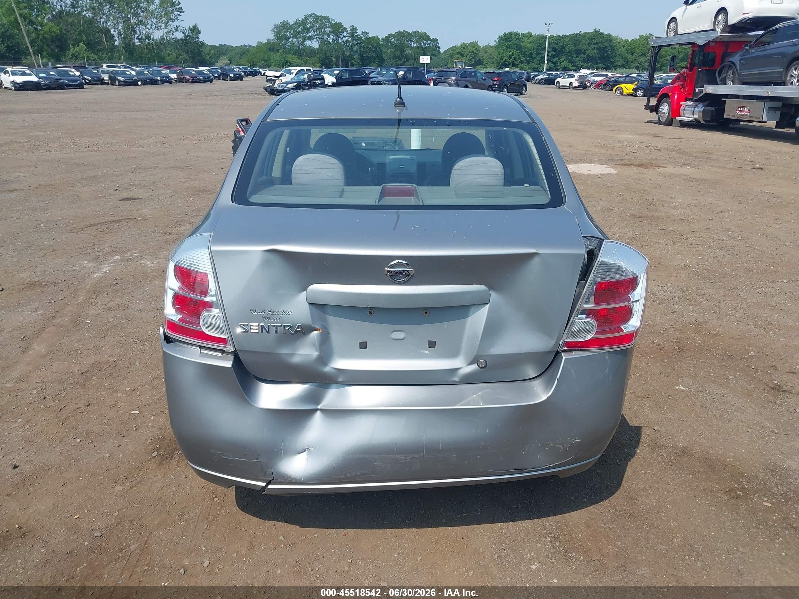 2008 Nissan Sentra 2.0 Gray vin: 3N1AB61EX8L757369