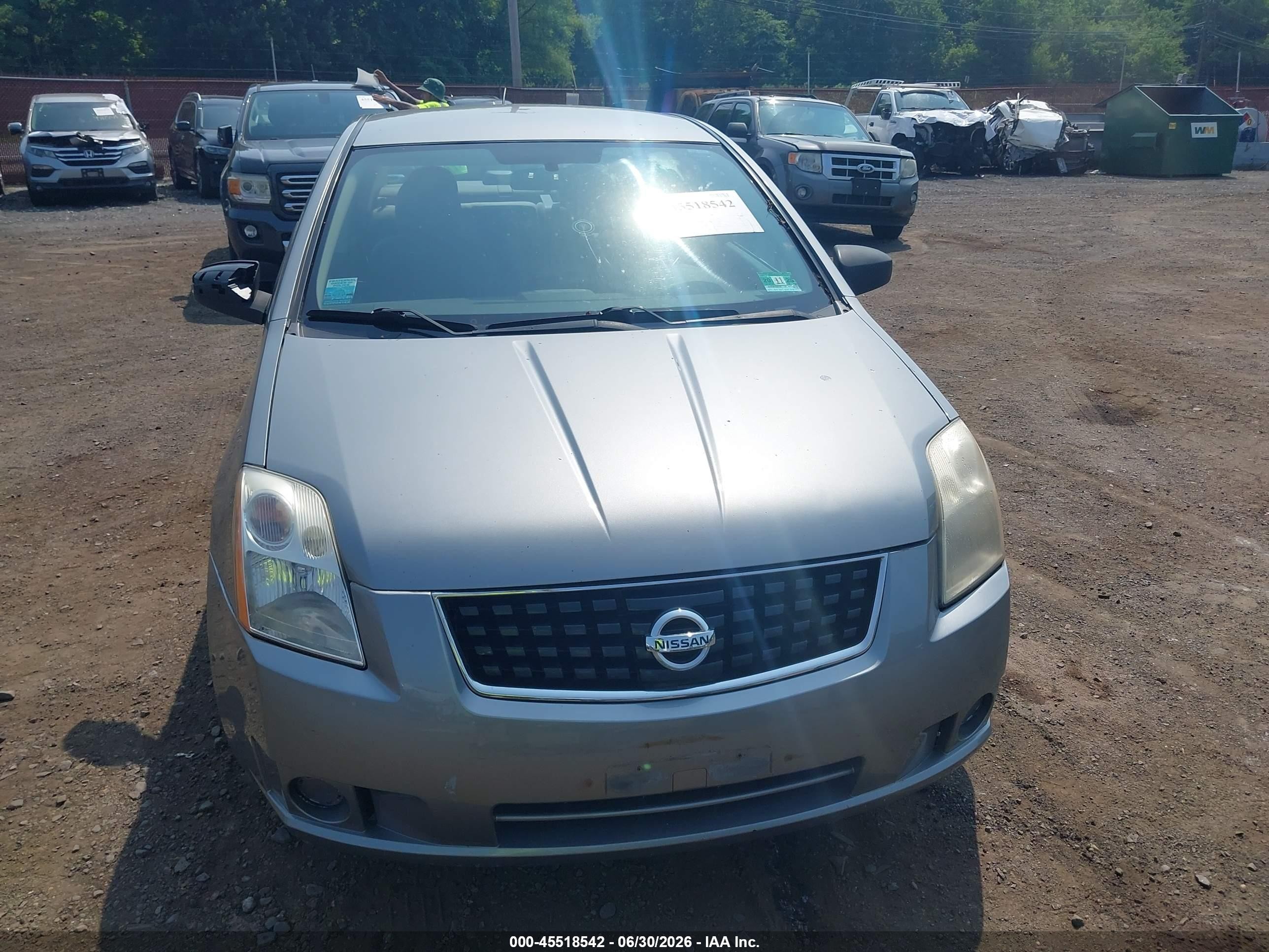 2008 Nissan Sentra 2.0 Gray vin: 3N1AB61EX8L757369
