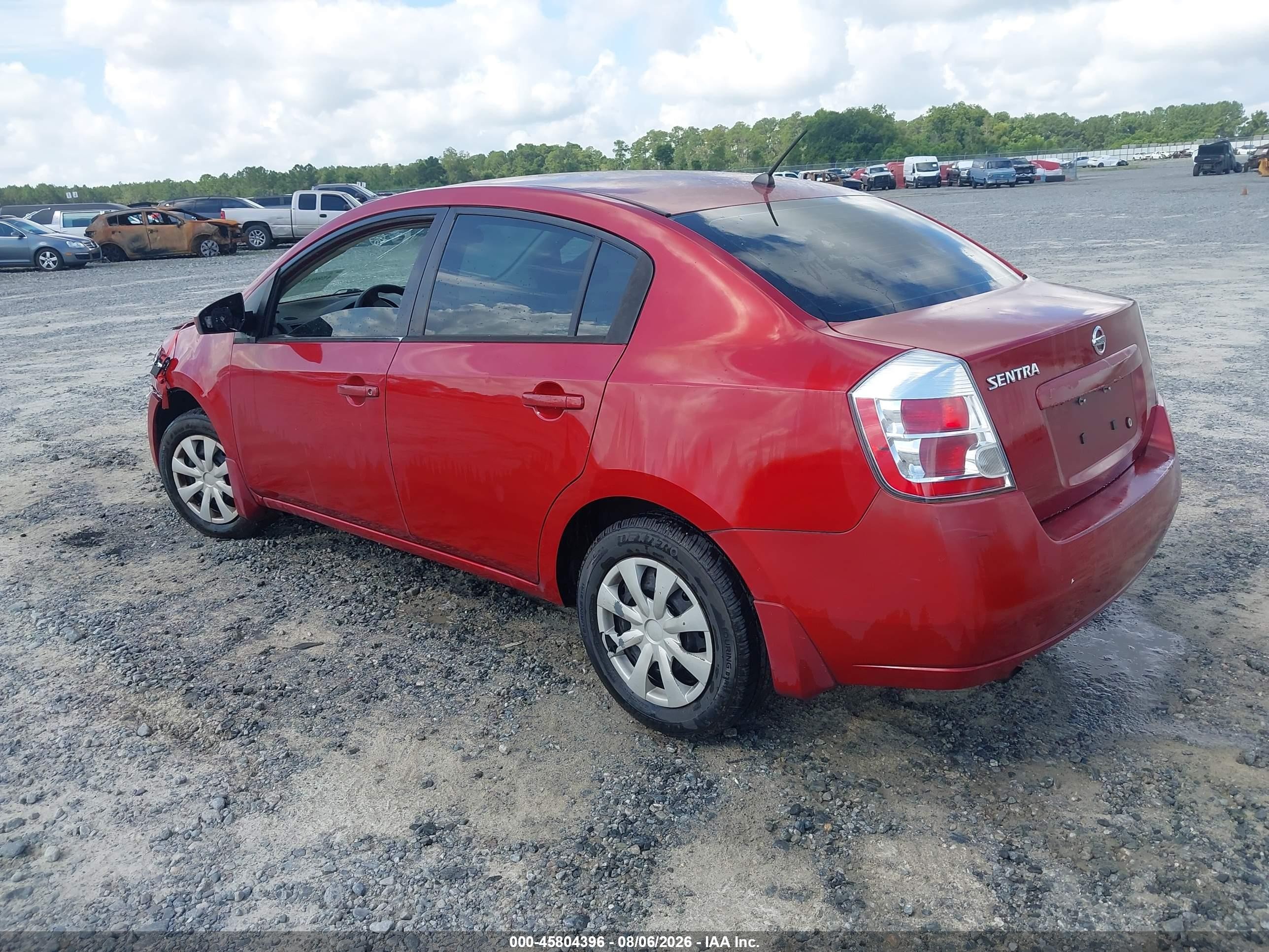 2009 Nissan Sentra 2.0 Red vin: 3N1AB61EX9L617761
