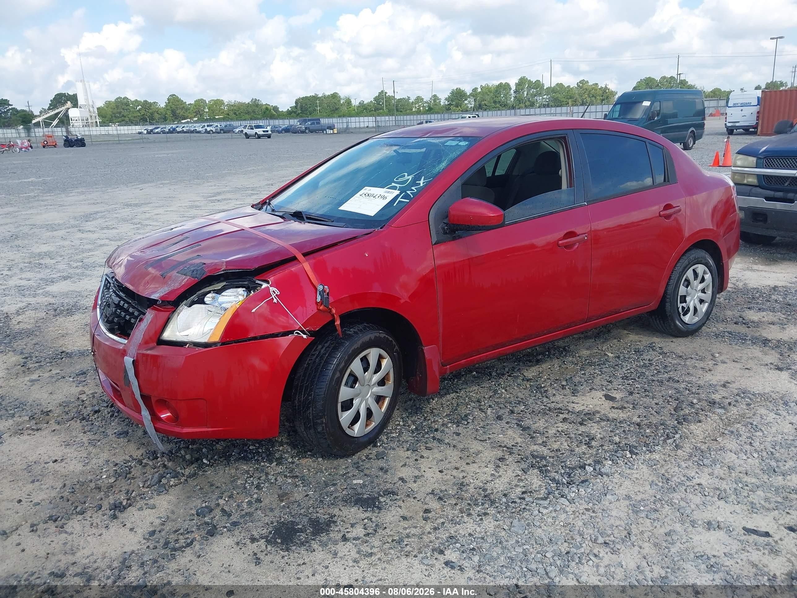 2009 Nissan Sentra 2.0 Red vin: 3N1AB61EX9L617761