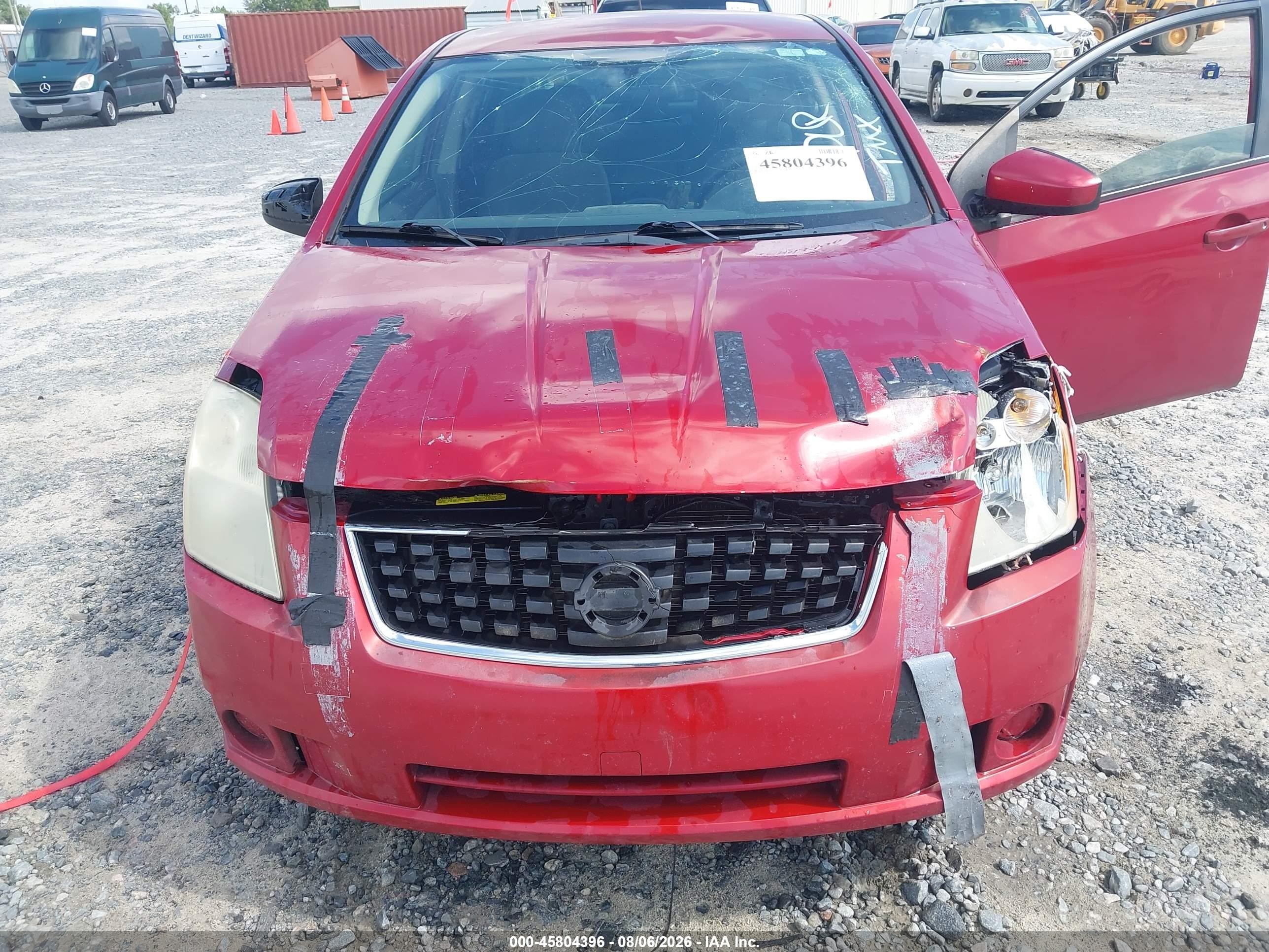 2009 Nissan Sentra 2.0 Red vin: 3N1AB61EX9L617761