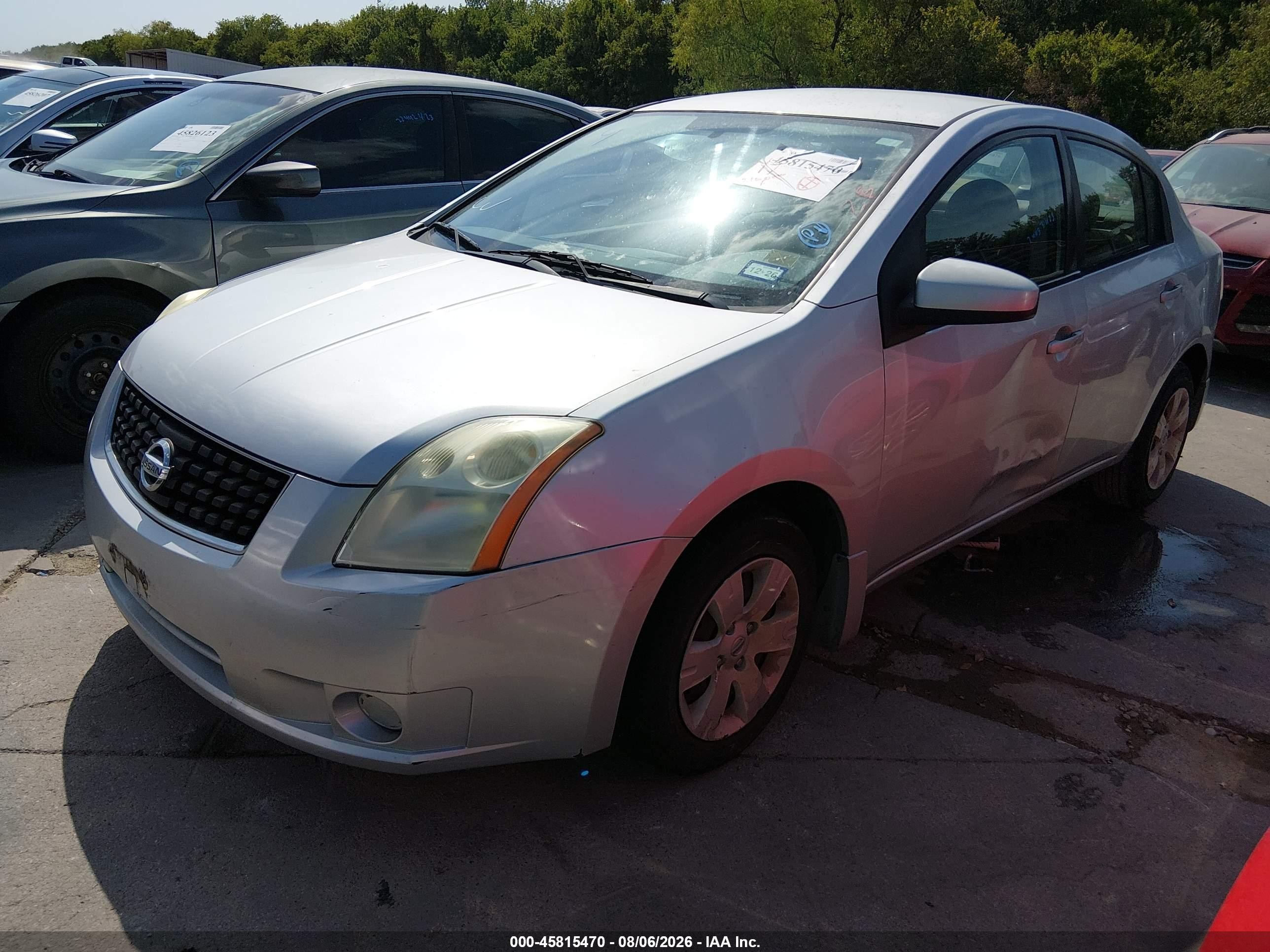 2009 Nissan Sentra 2.0 Silver vin: 3N1AB61EX9L639081