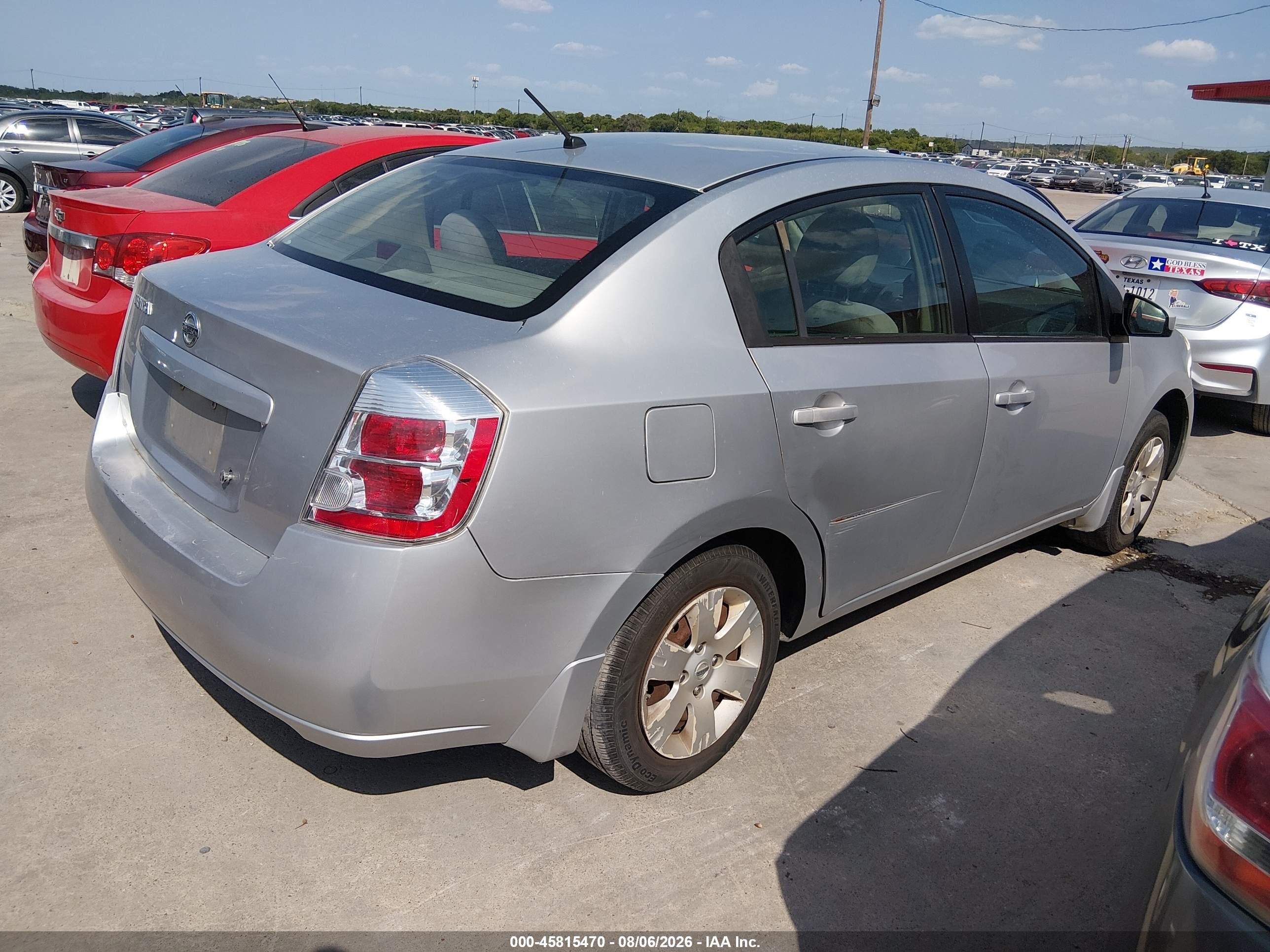 2009 Nissan Sentra 2.0 Silver vin: 3N1AB61EX9L639081