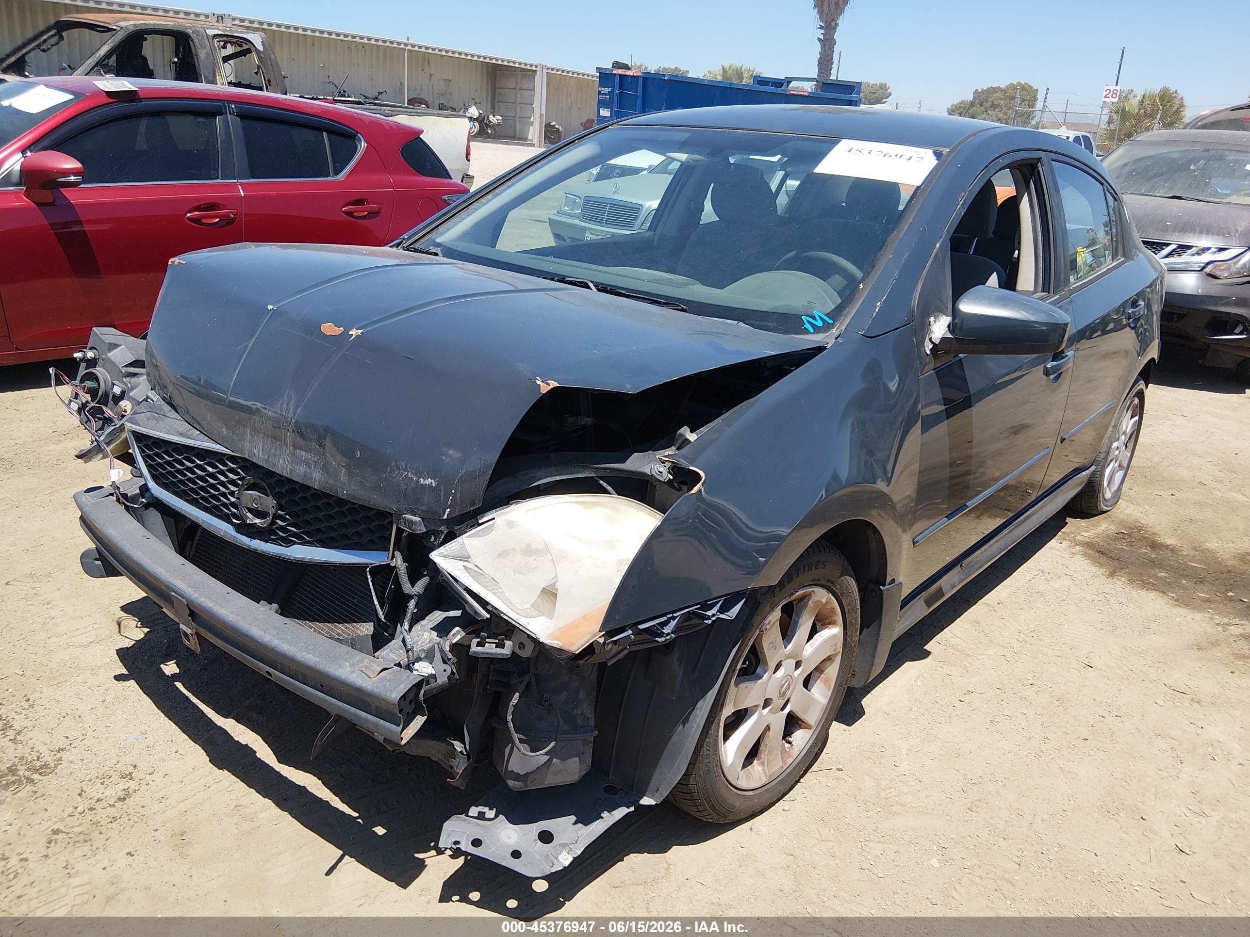 2009 Nissan Sentra 2.0sr Серый vin: 3N1AB61EX9L659315