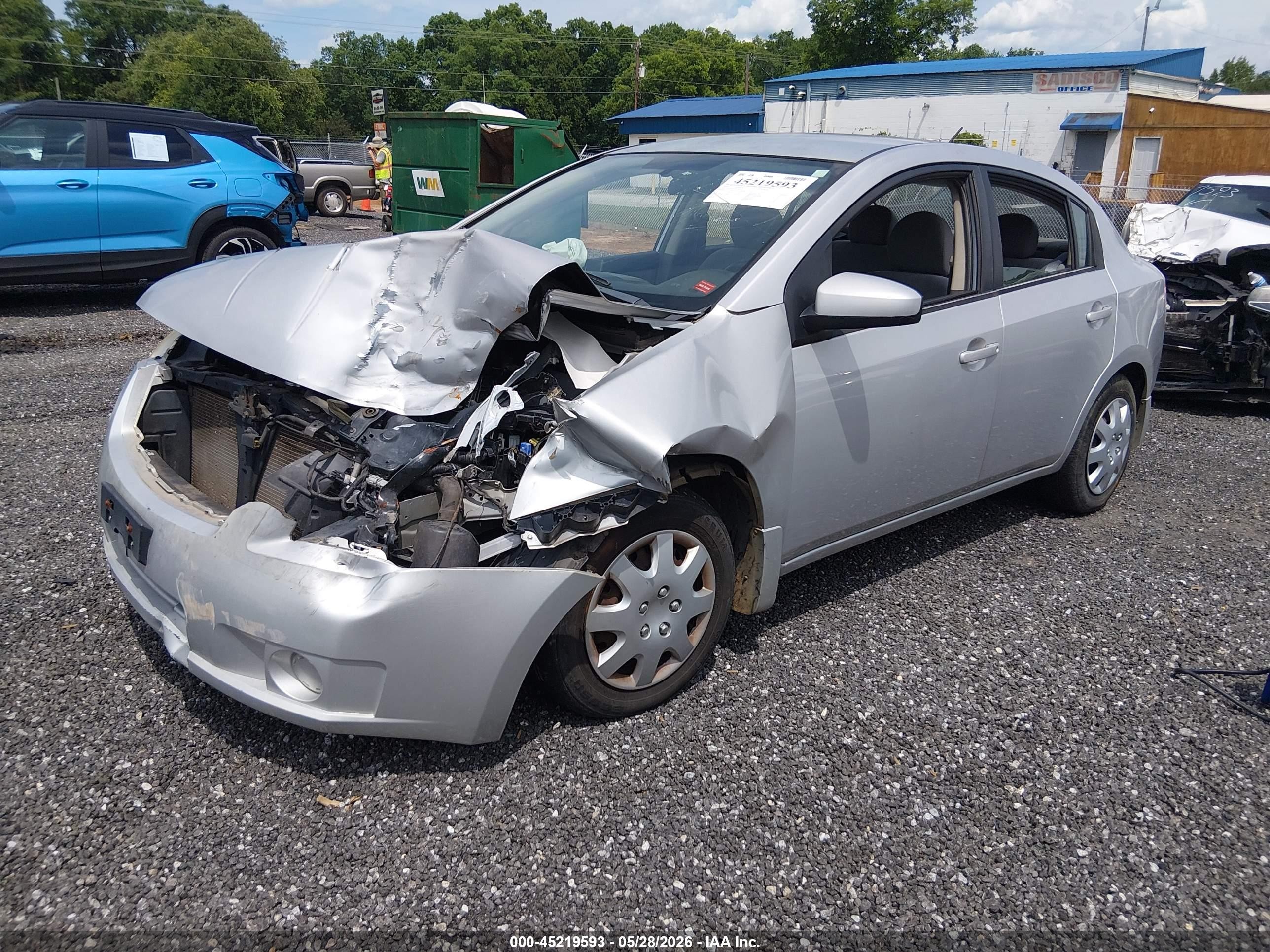 2009 Nissan Sentra 2.0 Silver vin: 3N1AB61EX9L680259