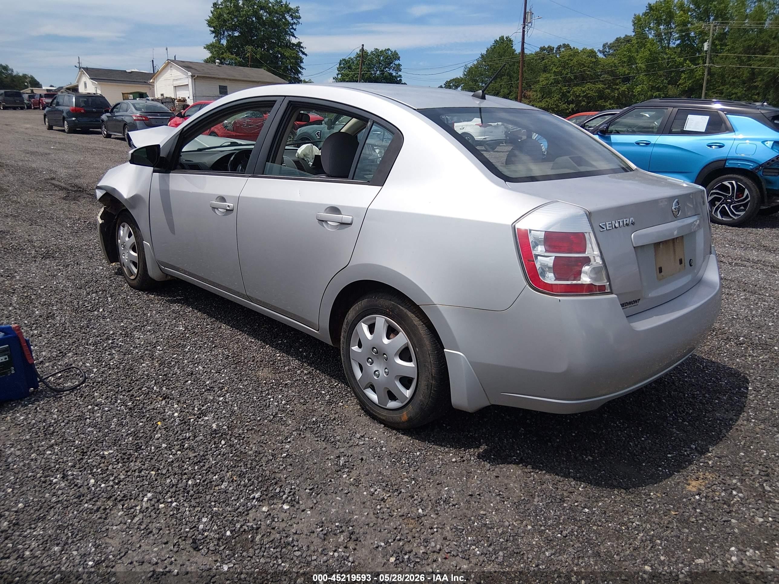 2009 Nissan Sentra 2.0 Silver vin: 3N1AB61EX9L680259