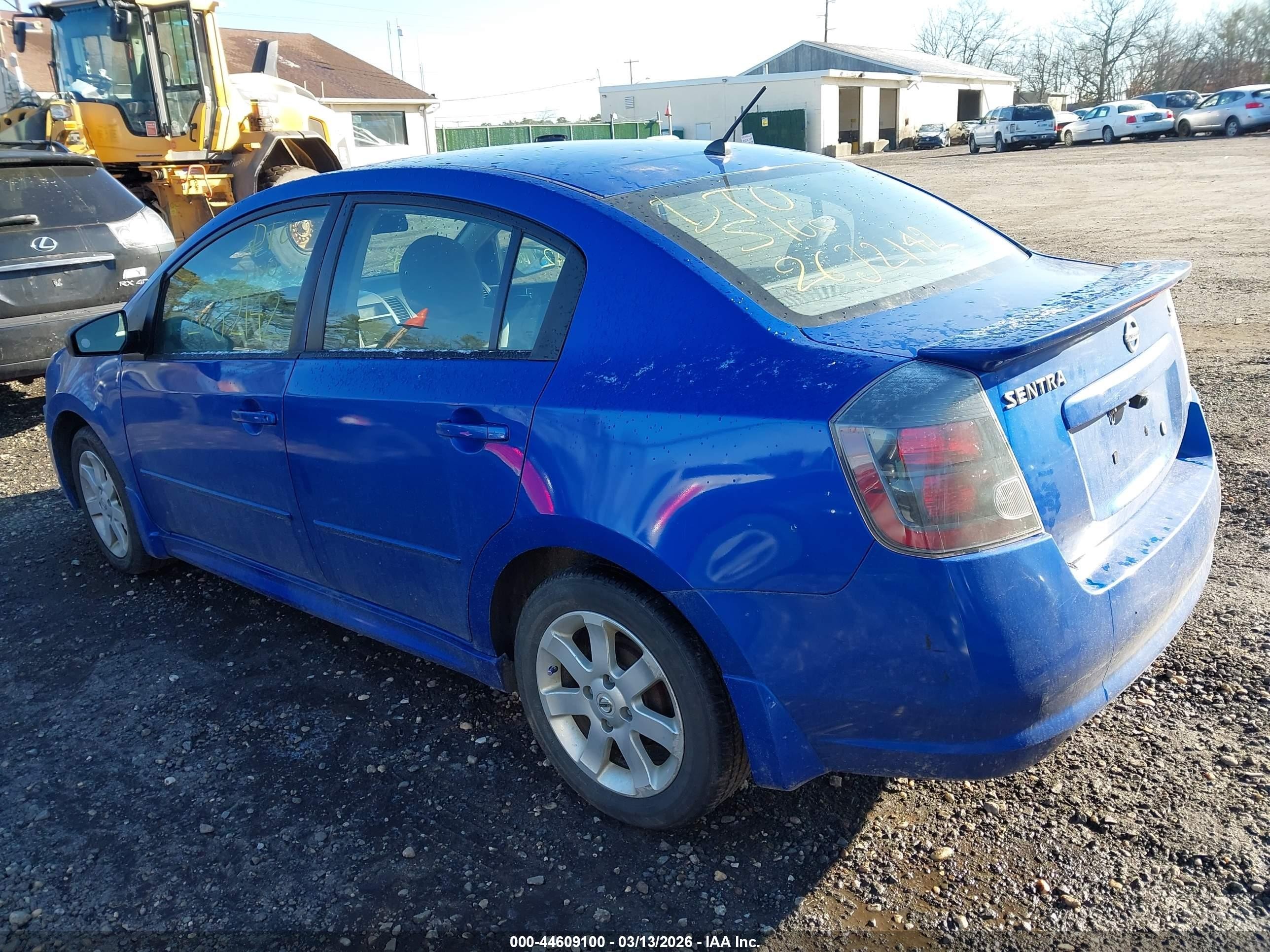 2009 Nissan Sentra 2.0sr Blue vin: 3N1AB61EX9L681458