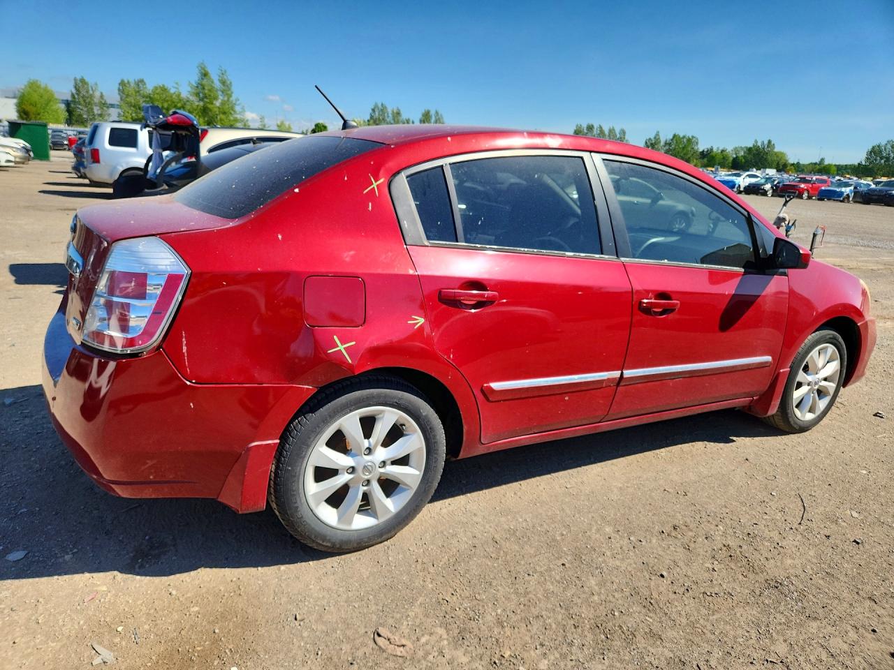 2010 Nissan Sentra 2.0 Burgundy vin: 3N1AB6AP0AL605687