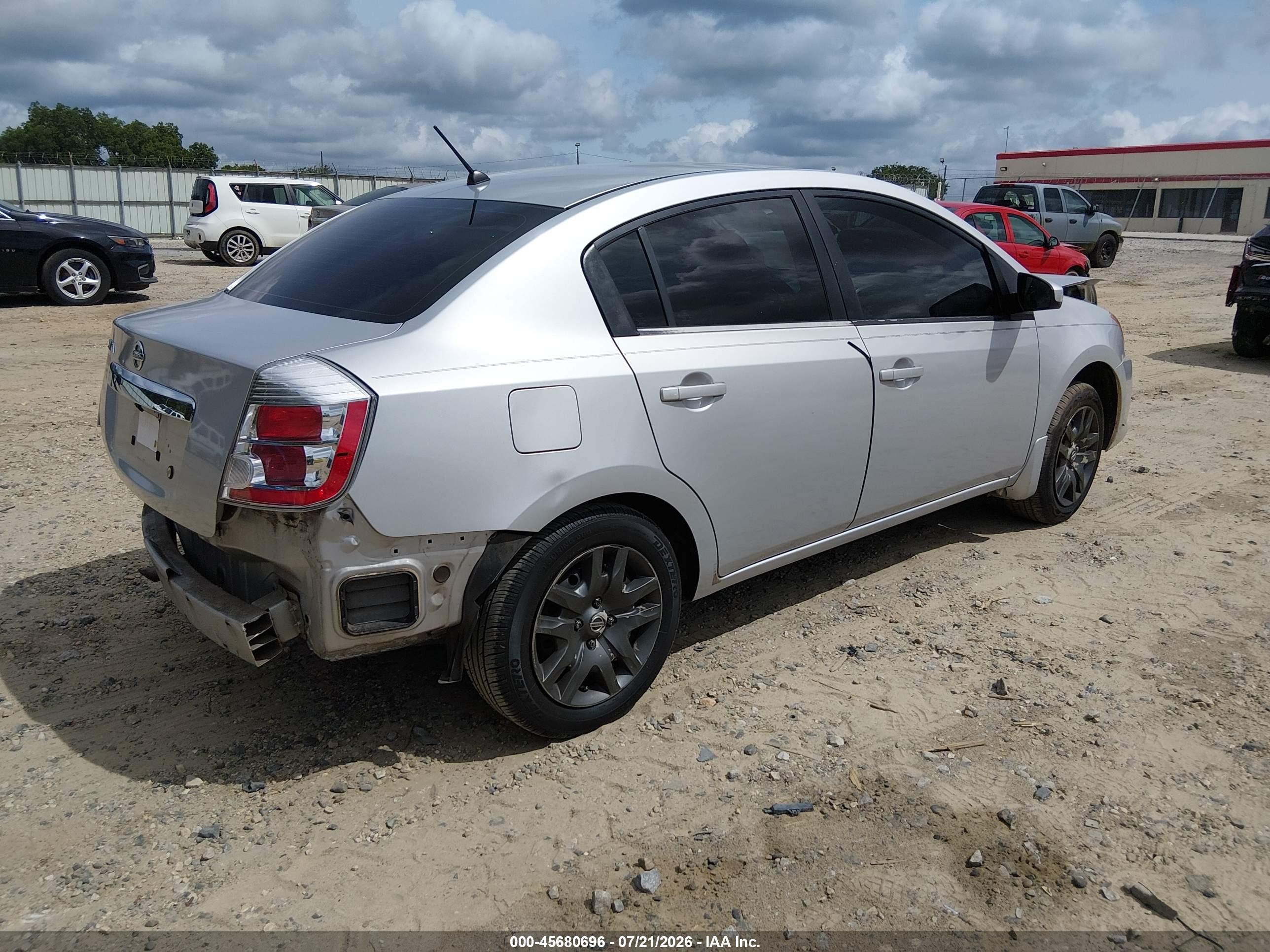 2010 Nissan Sentra 2.0 Silver vin: 3N1AB6AP0AL623011