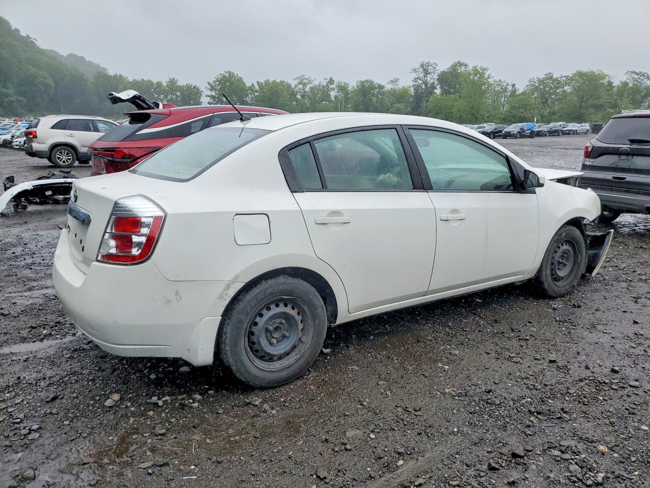 2010 Nissan Sentra 2.0 White vin: 3N1AB6AP0AL624224