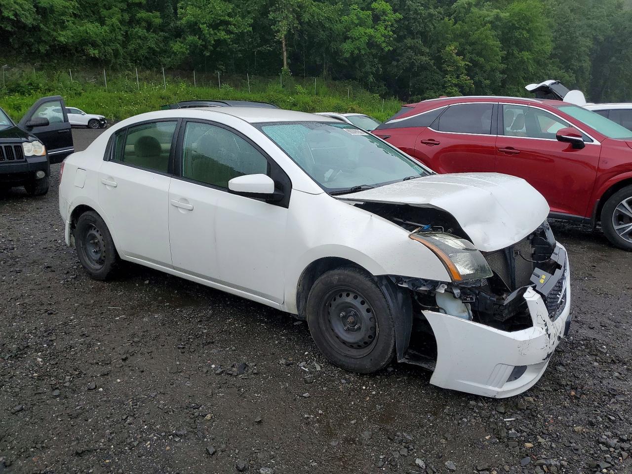 2010 Nissan Sentra 2.0 White vin: 3N1AB6AP0AL624224