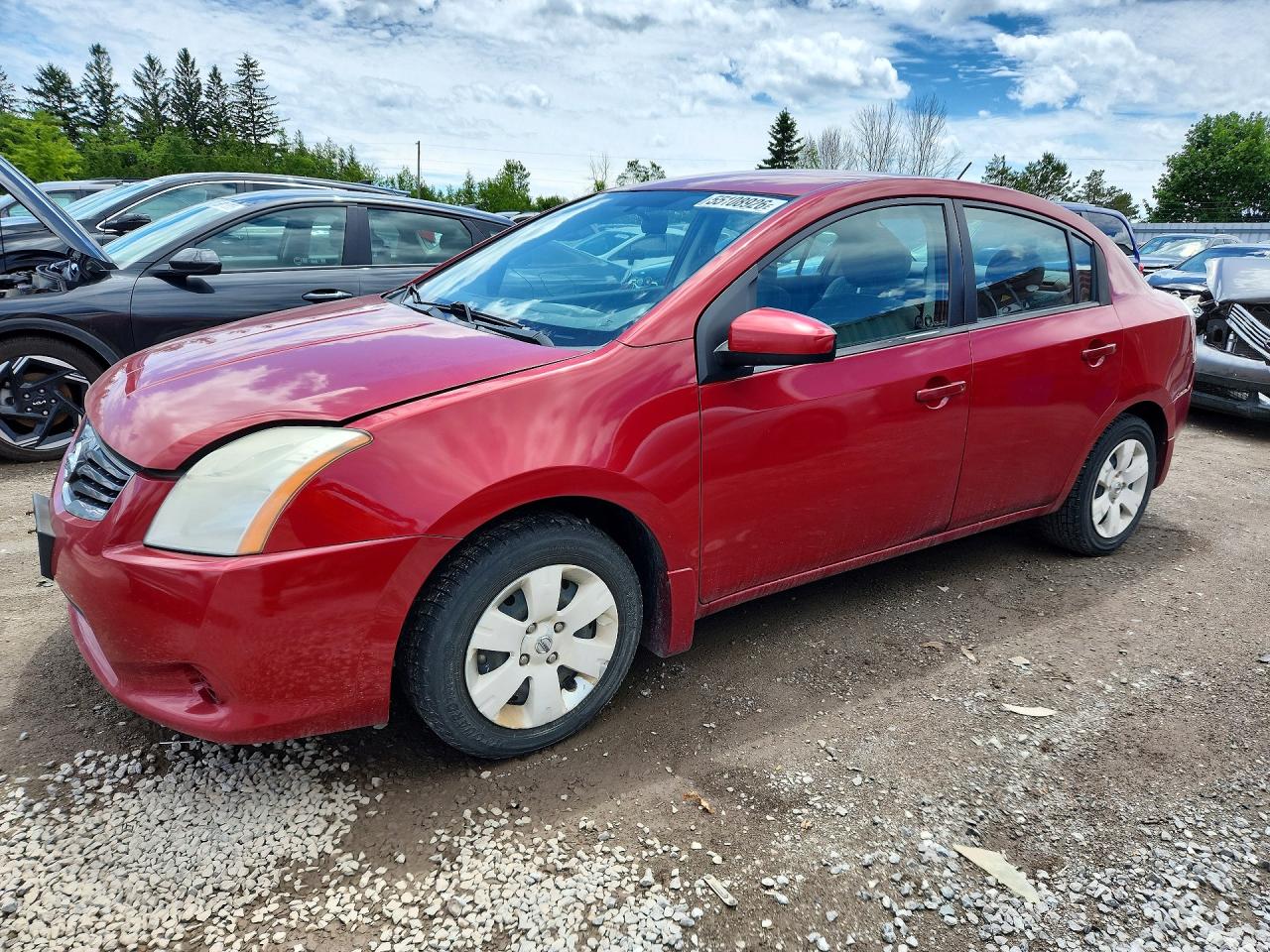 2010 Nissan Sentra 2.0 Red vin: 3N1AB6AP0AL683208