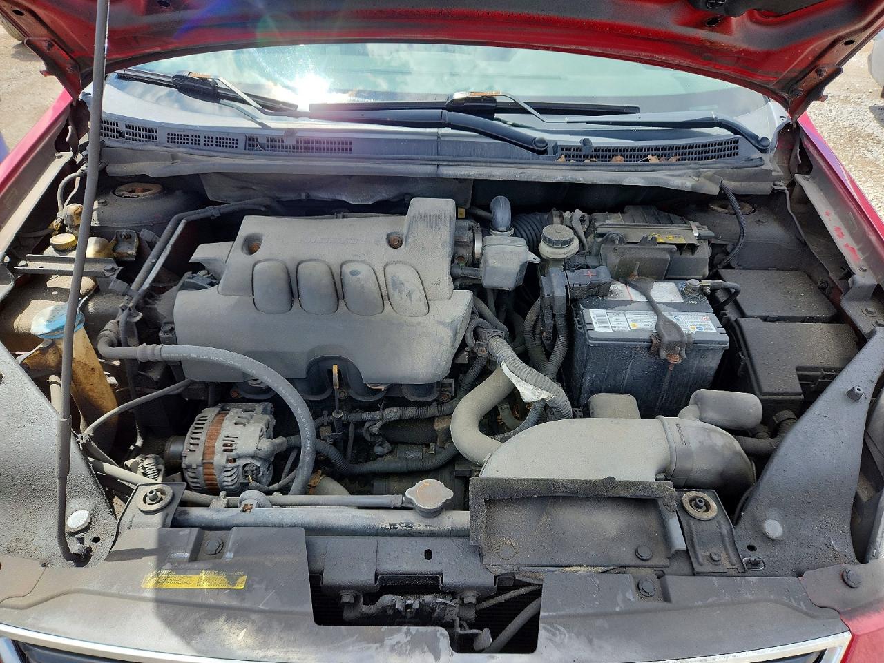 2010 Nissan Sentra 2.0 Красный vin: 3N1AB6AP0AL683208