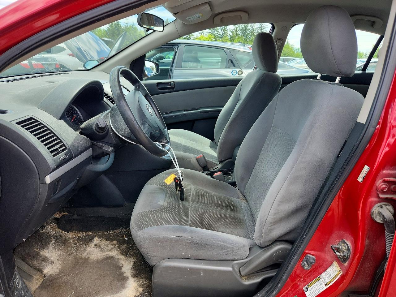 2010 Nissan Sentra 2.0 Красный vin: 3N1AB6AP0AL683208