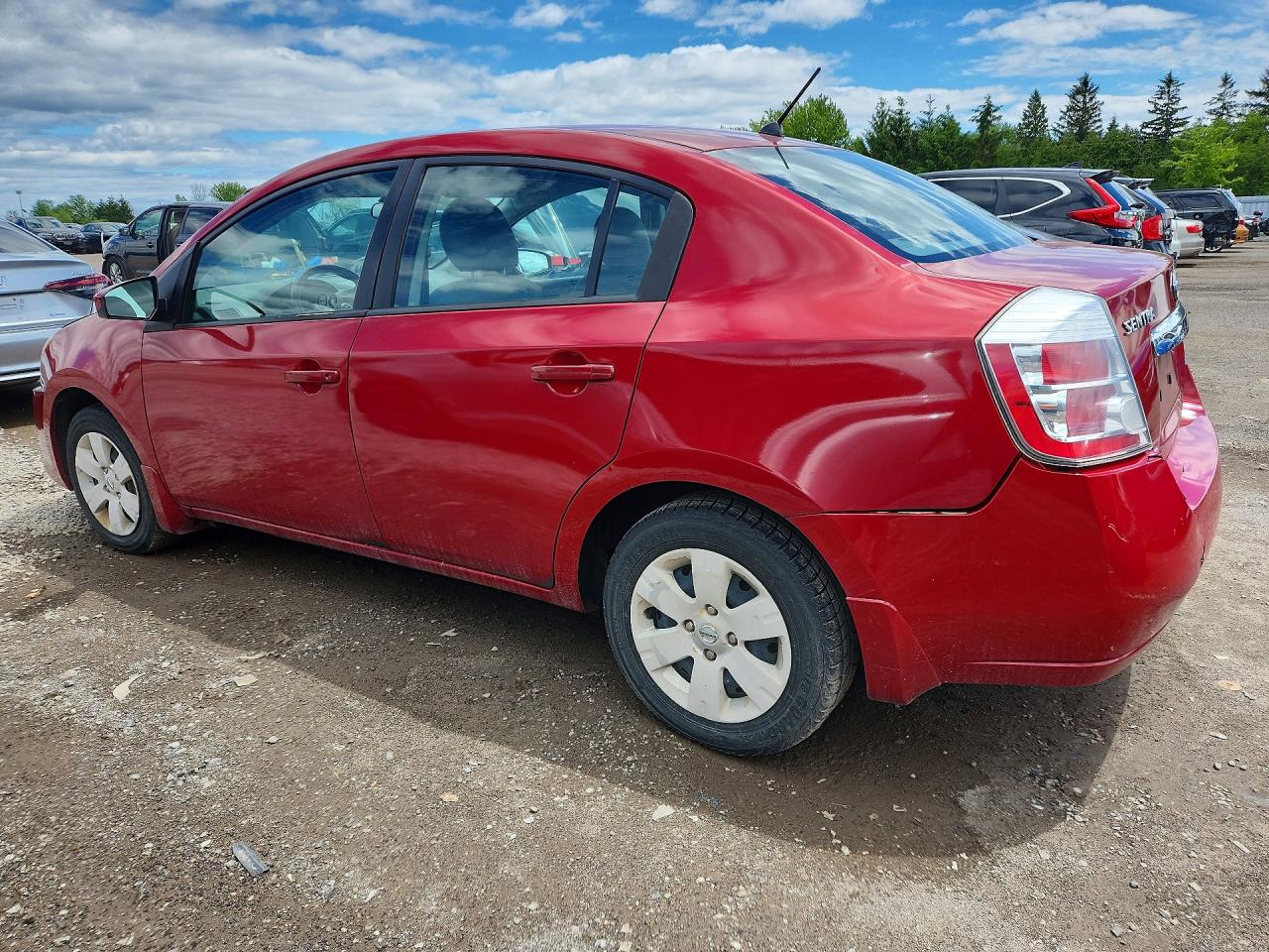 2010 Nissan Sentra 2.0 Красный vin: 3N1AB6AP0AL683208
