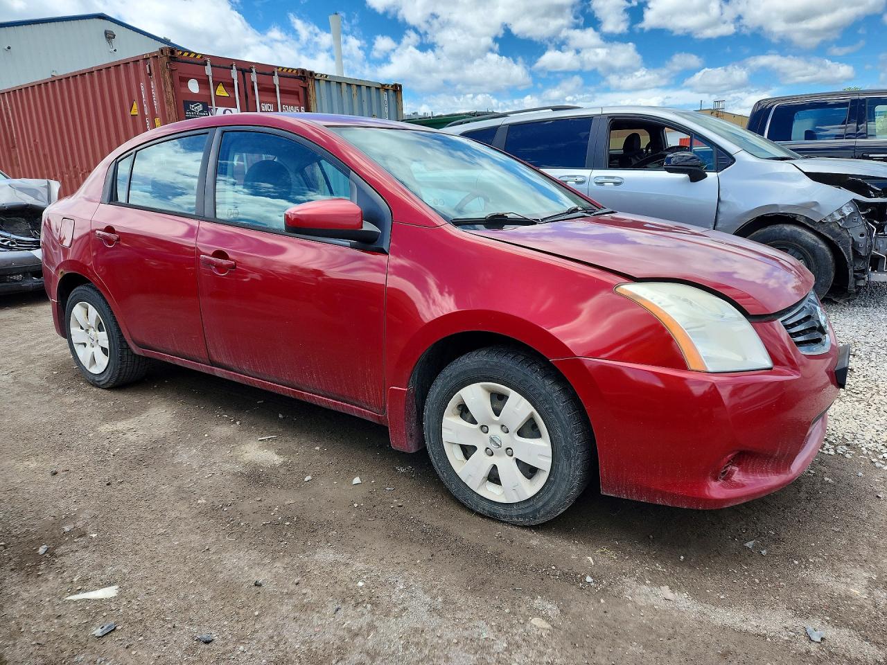 2010 Nissan Sentra 2.0 Красный vin: 3N1AB6AP0AL683208