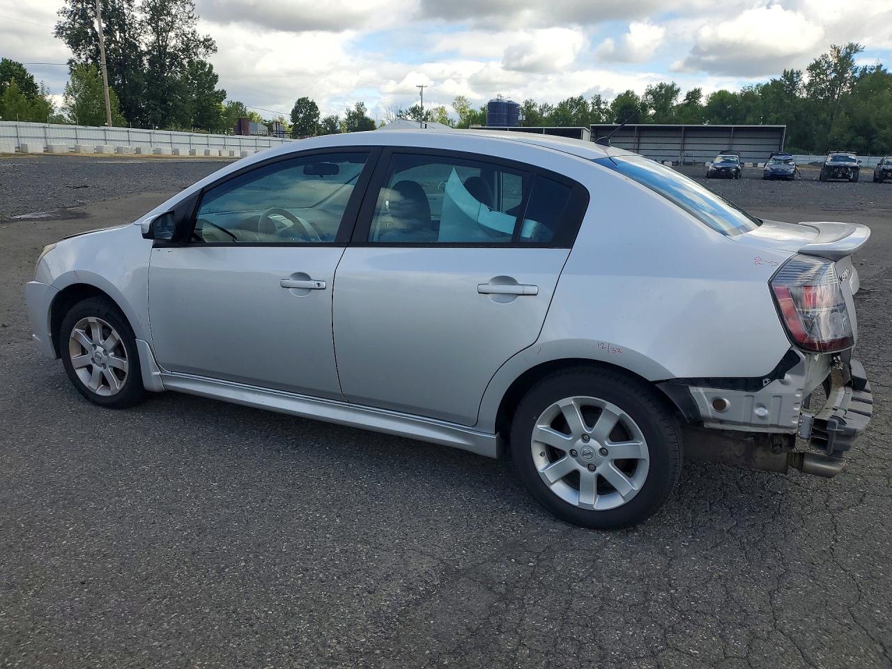 2010 Nissan Sentra 2.0 Silver vin: 3N1AB6AP0AL690966