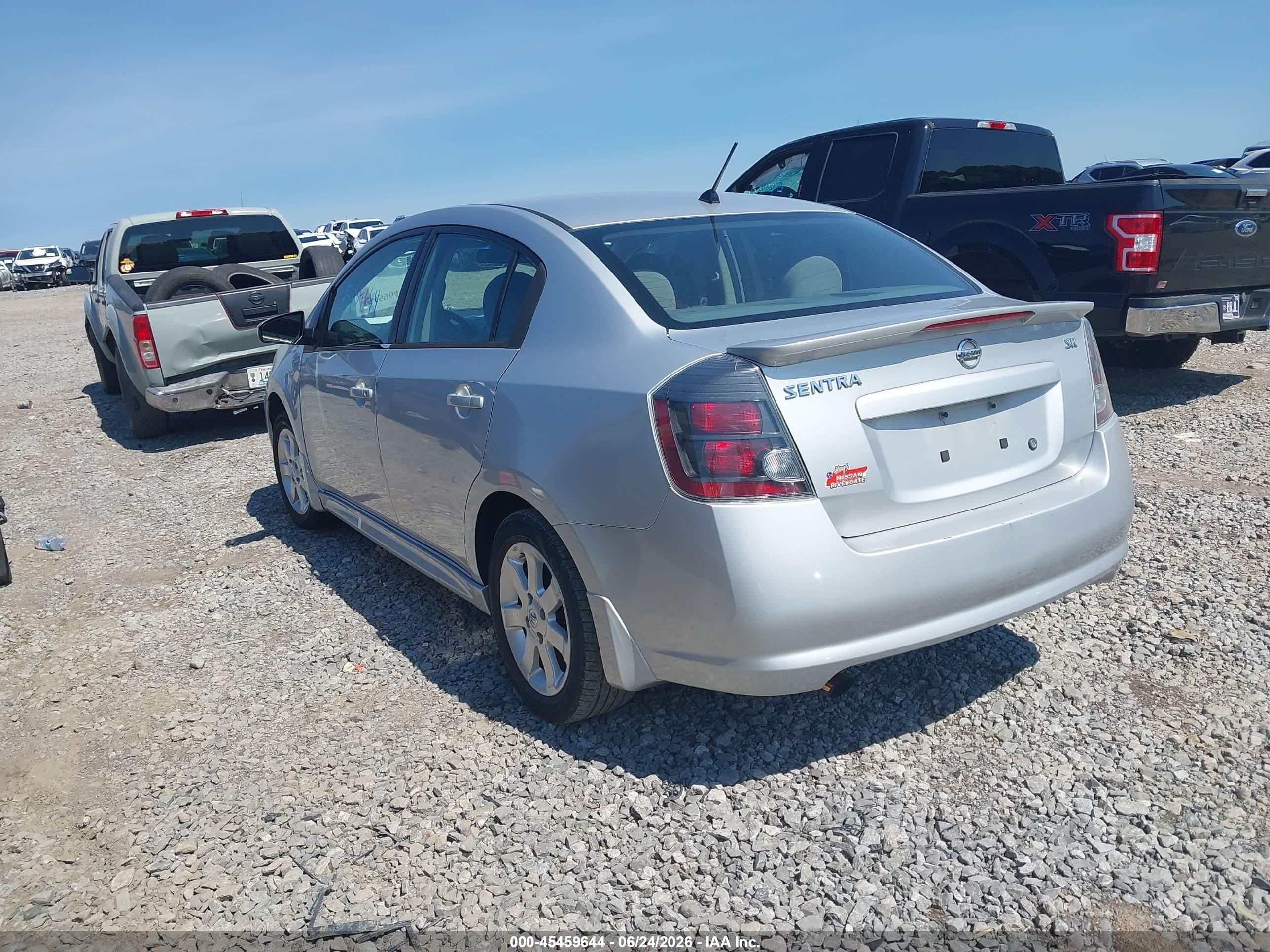 2010 Nissan Sentra 2.0sr Silver vin: 3N1AB6AP0AL712979