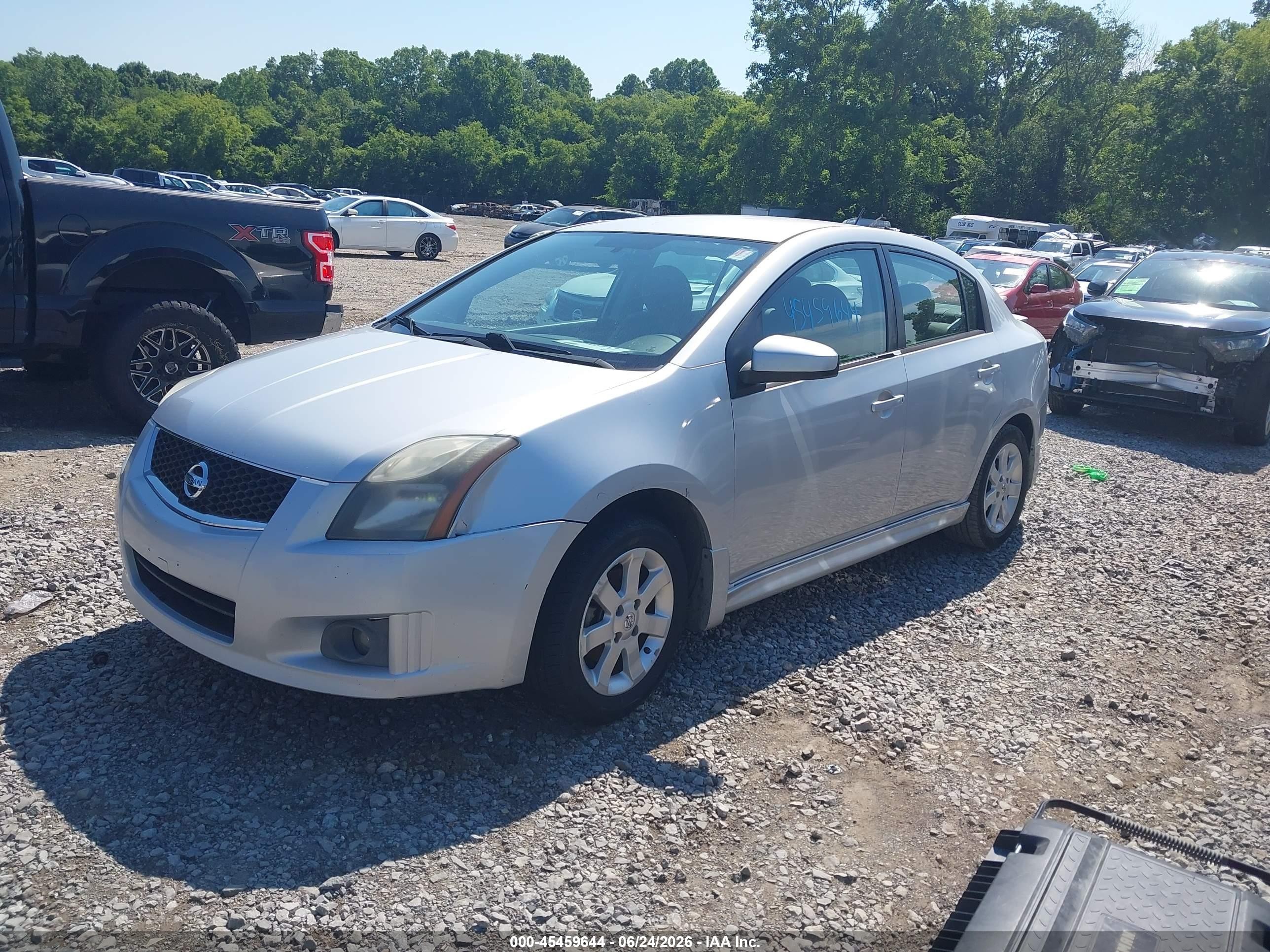 2010 Nissan Sentra 2.0sr Silver vin: 3N1AB6AP0AL712979