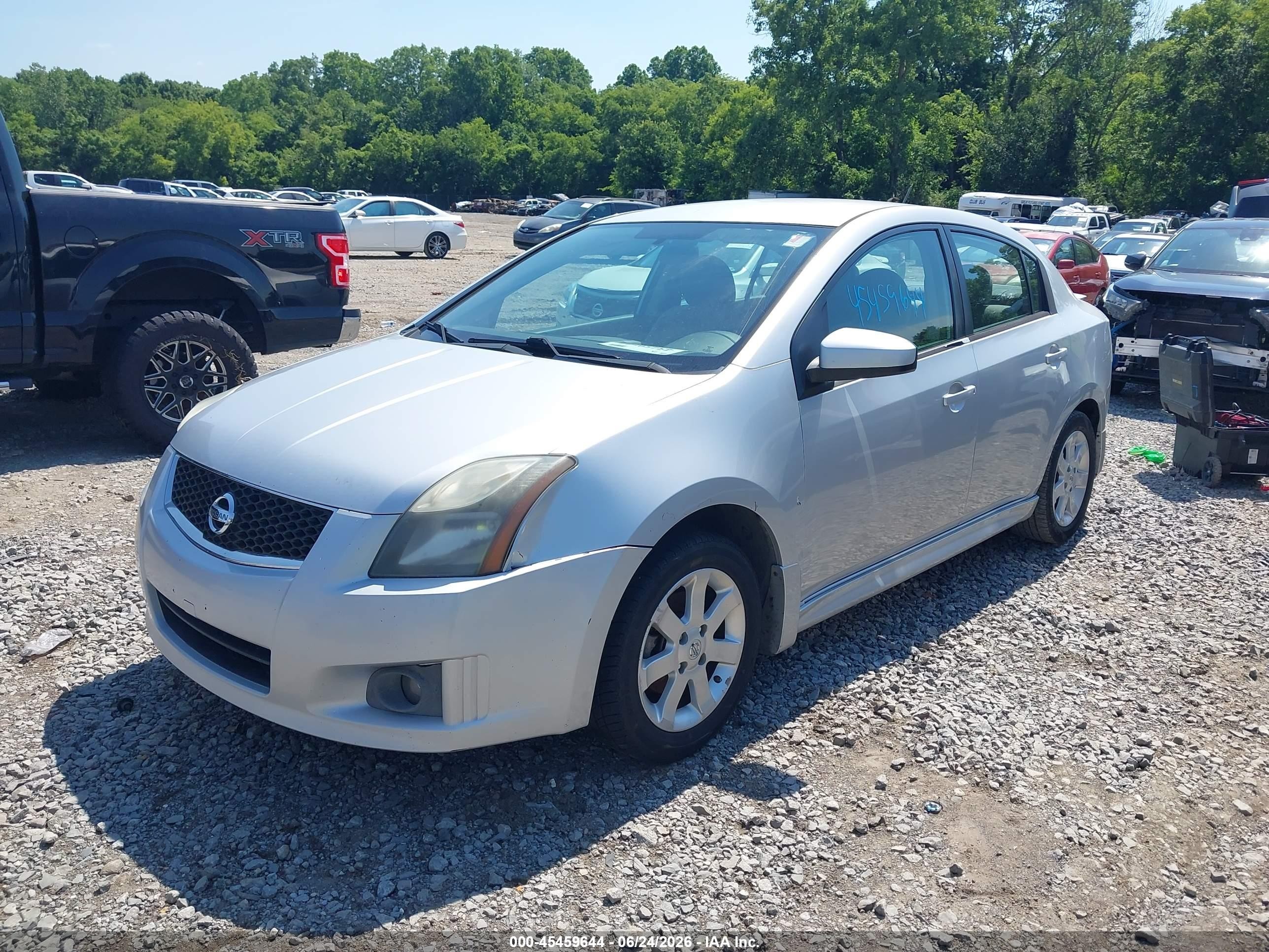 2010 Nissan Sentra 2.0sr Silver vin: 3N1AB6AP0AL712979