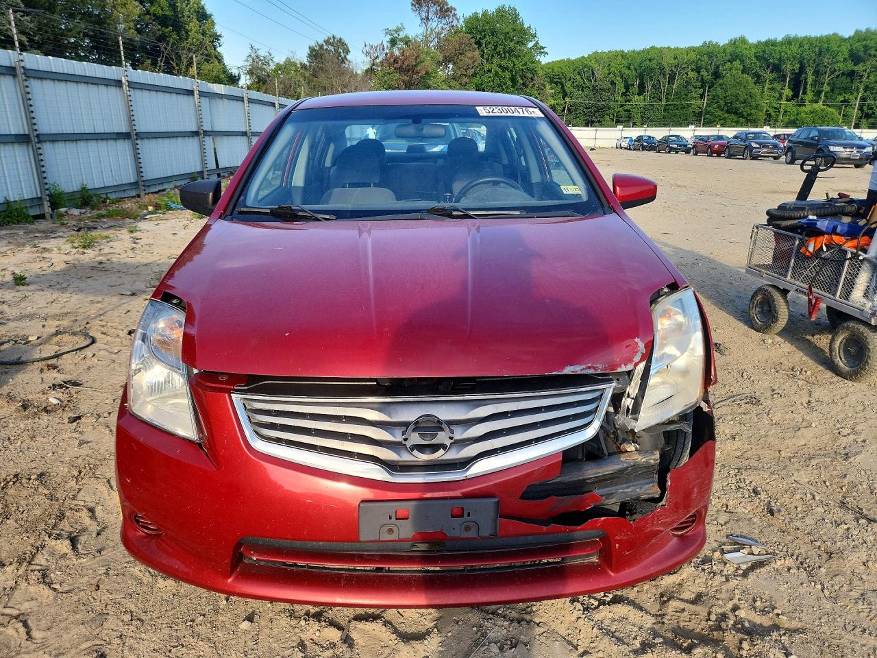 2010 Nissan Sentra 2.0 Red vin: 3N1AB6AP0AL719804