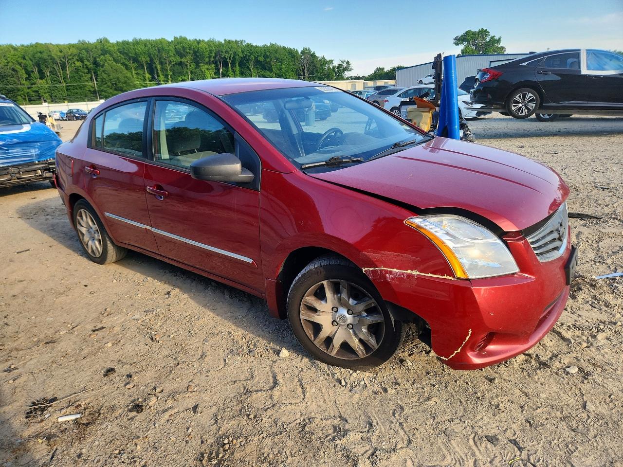 2010 Nissan Sentra 2.0 Red vin: 3N1AB6AP0AL719804