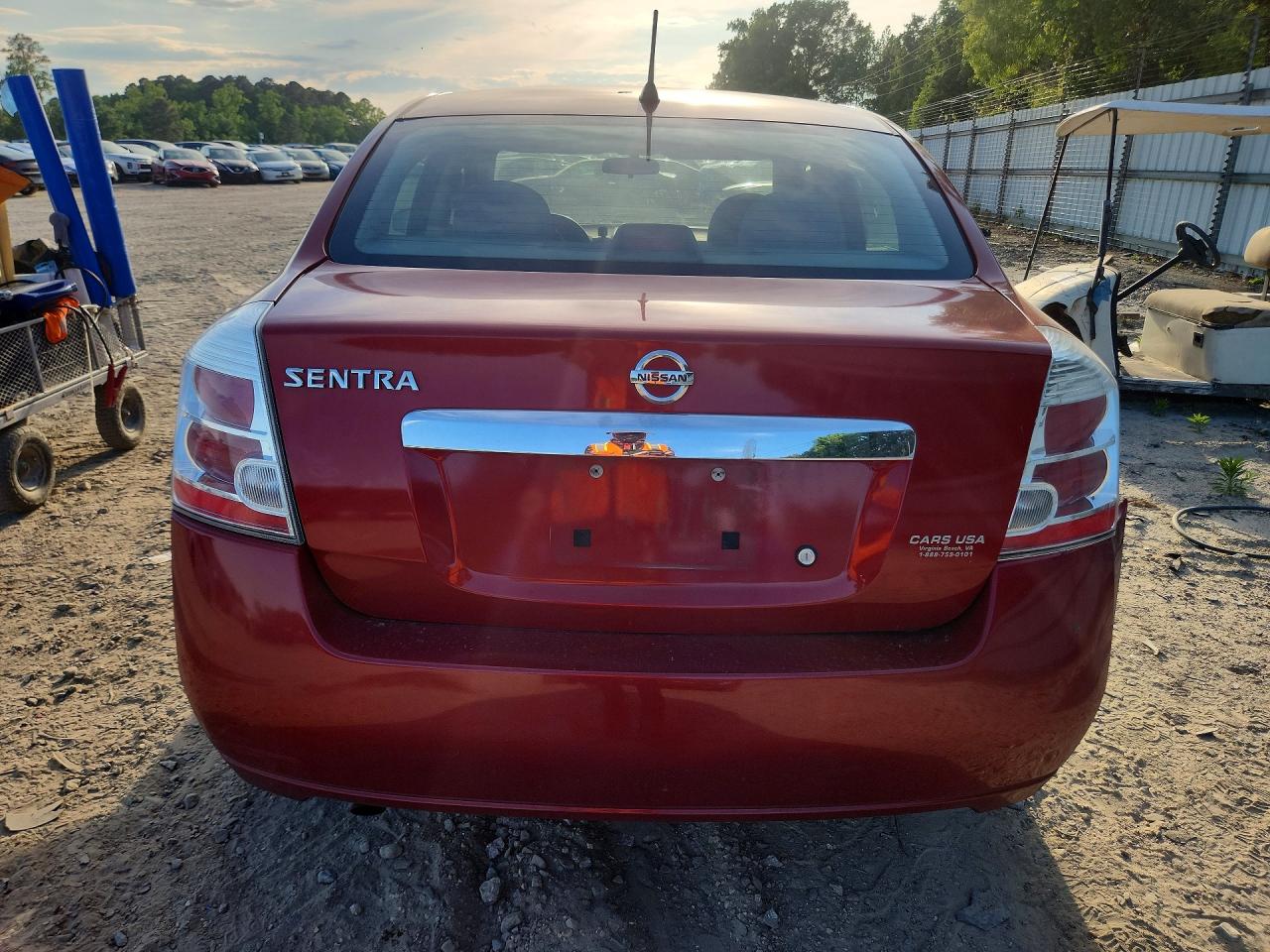 2010 Nissan Sentra 2.0 Red vin: 3N1AB6AP0AL719804