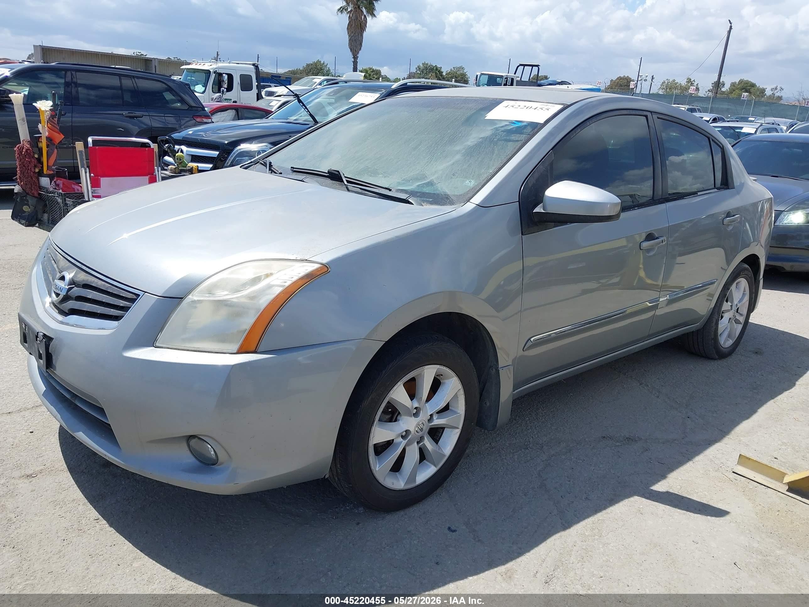 2011 Nissan Sentra 2.0sl Silver vin: 3N1AB6AP0BL621504