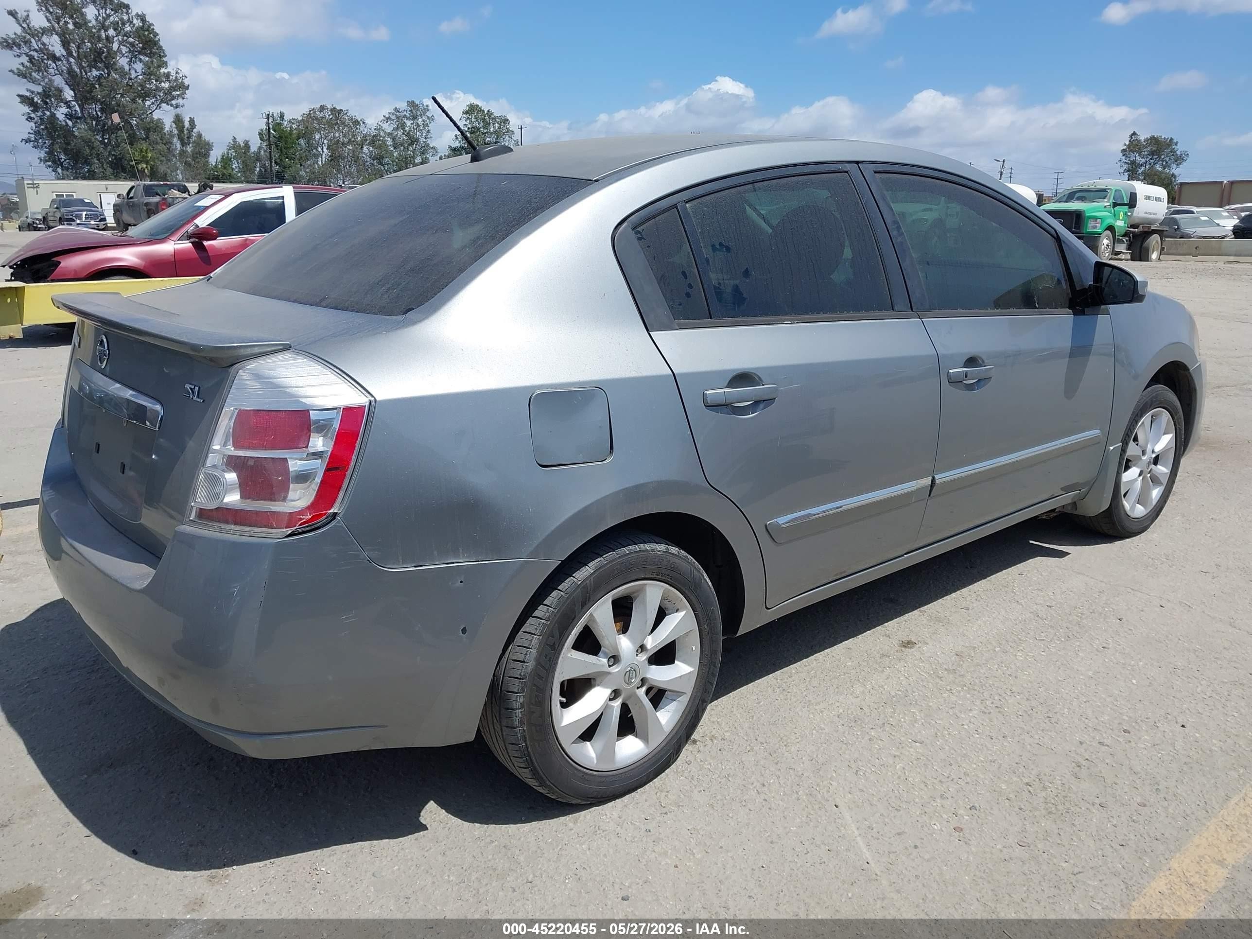 2011 Nissan Sentra 2.0sl Silver vin: 3N1AB6AP0BL621504