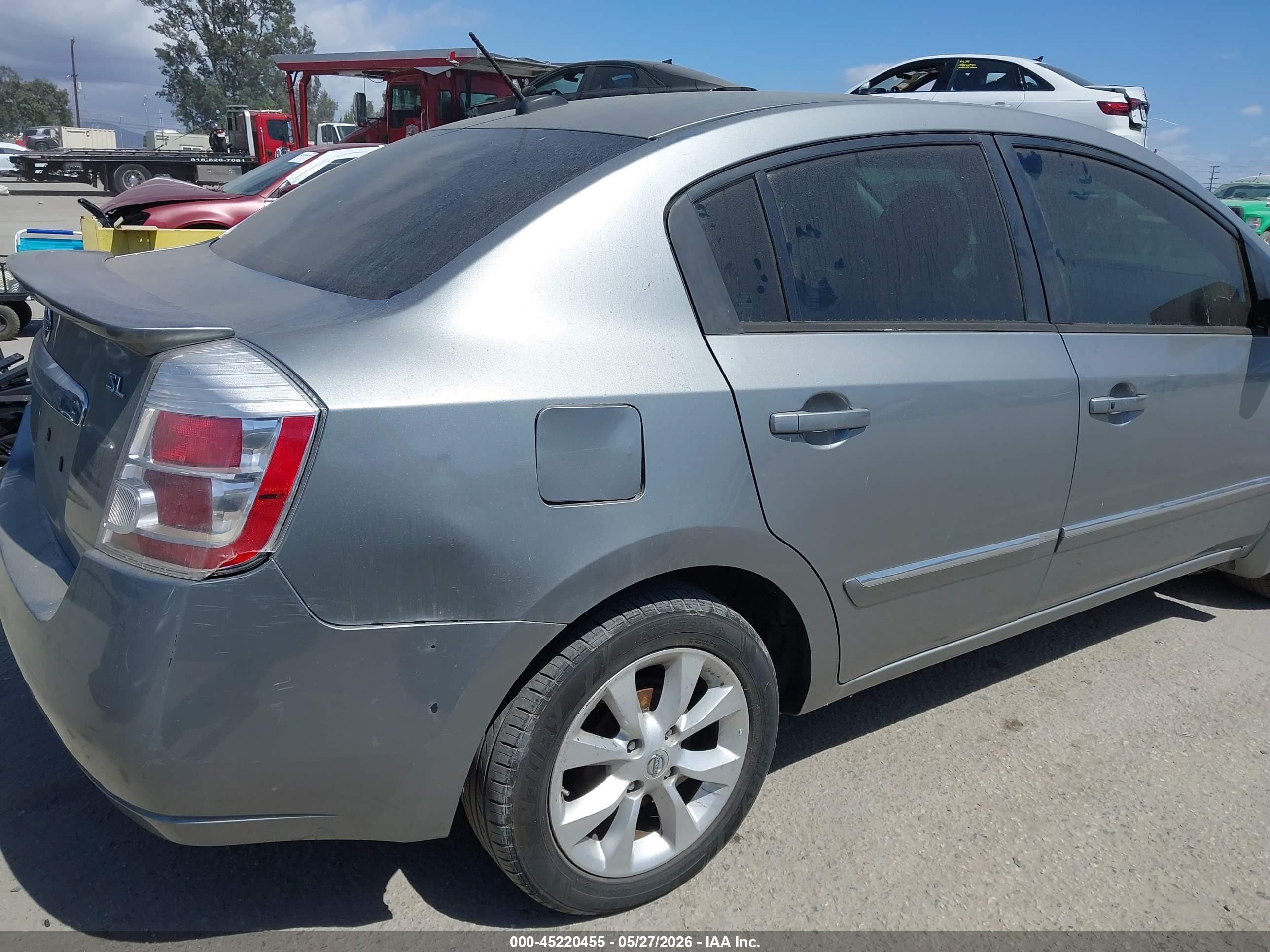 2011 Nissan Sentra 2.0sl Silver vin: 3N1AB6AP0BL621504