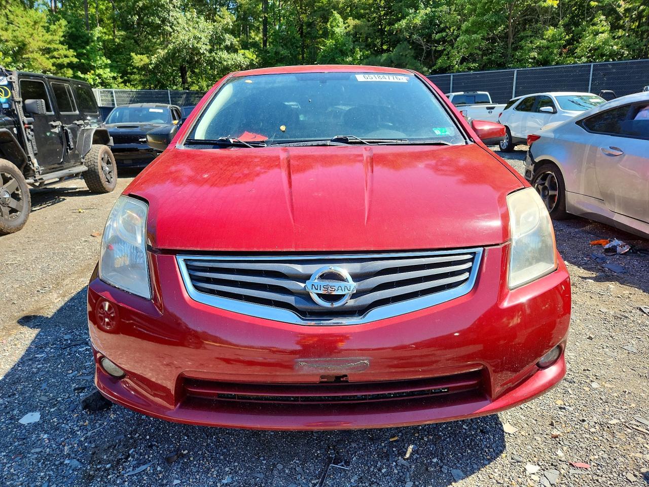 2011 Nissan Sentra 2.0 Red vin: 3N1AB6AP0BL637458