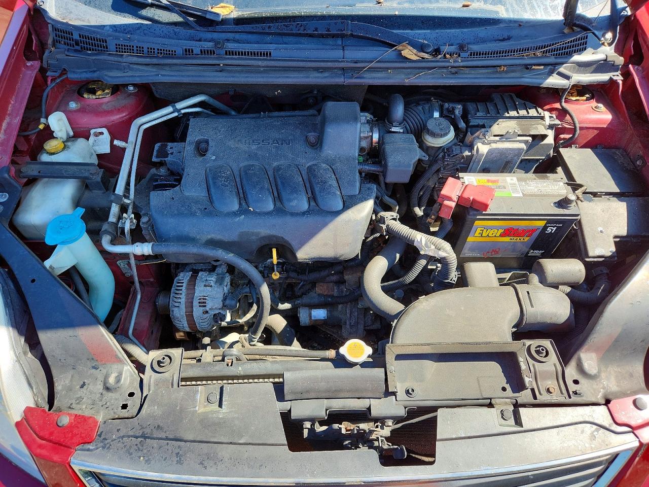 2011 Nissan Sentra 2.0 Red vin: 3N1AB6AP0BL637458