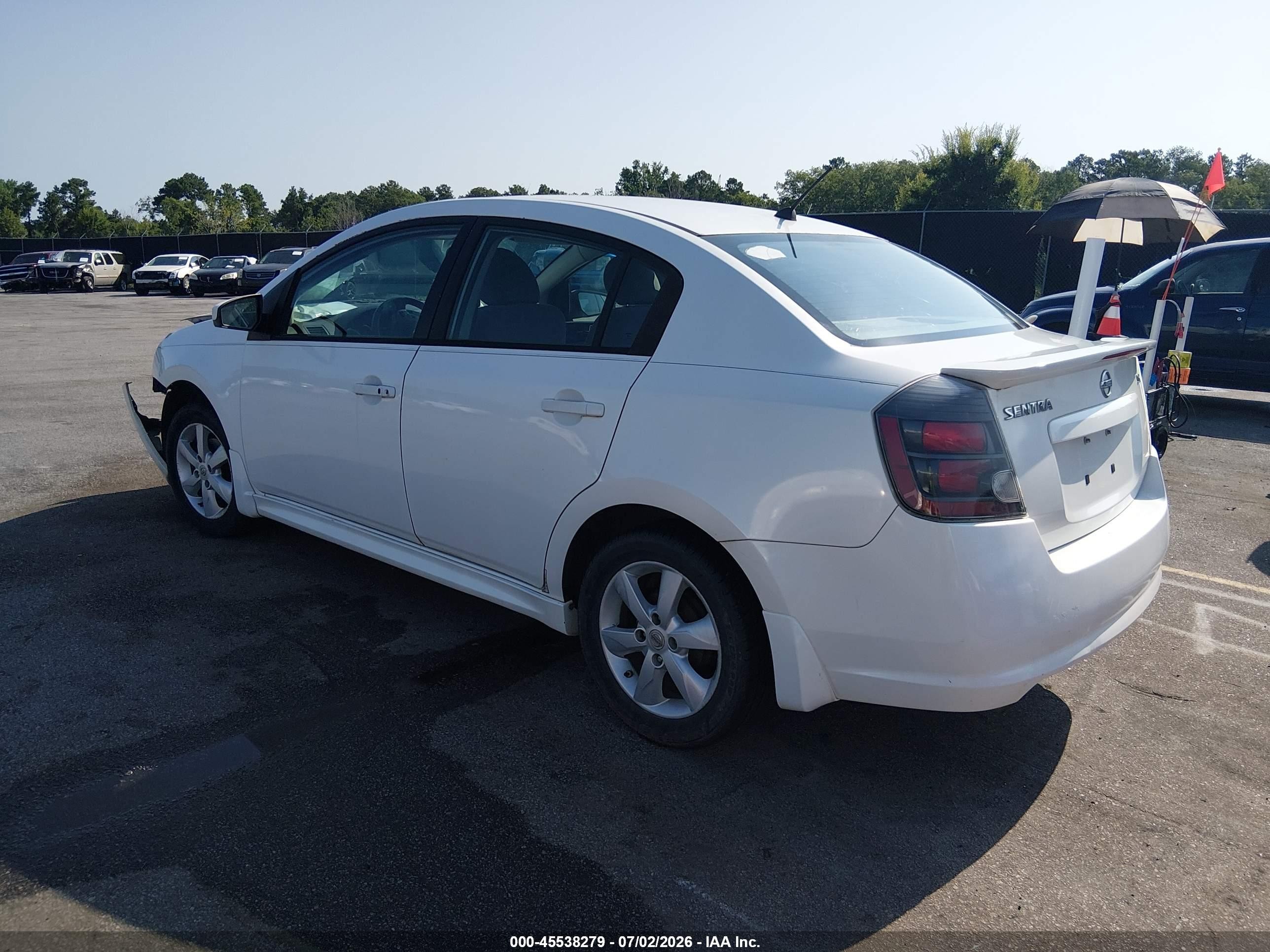 2011 Nissan Sentra 2.0sr White vin: 3N1AB6AP0BL662053