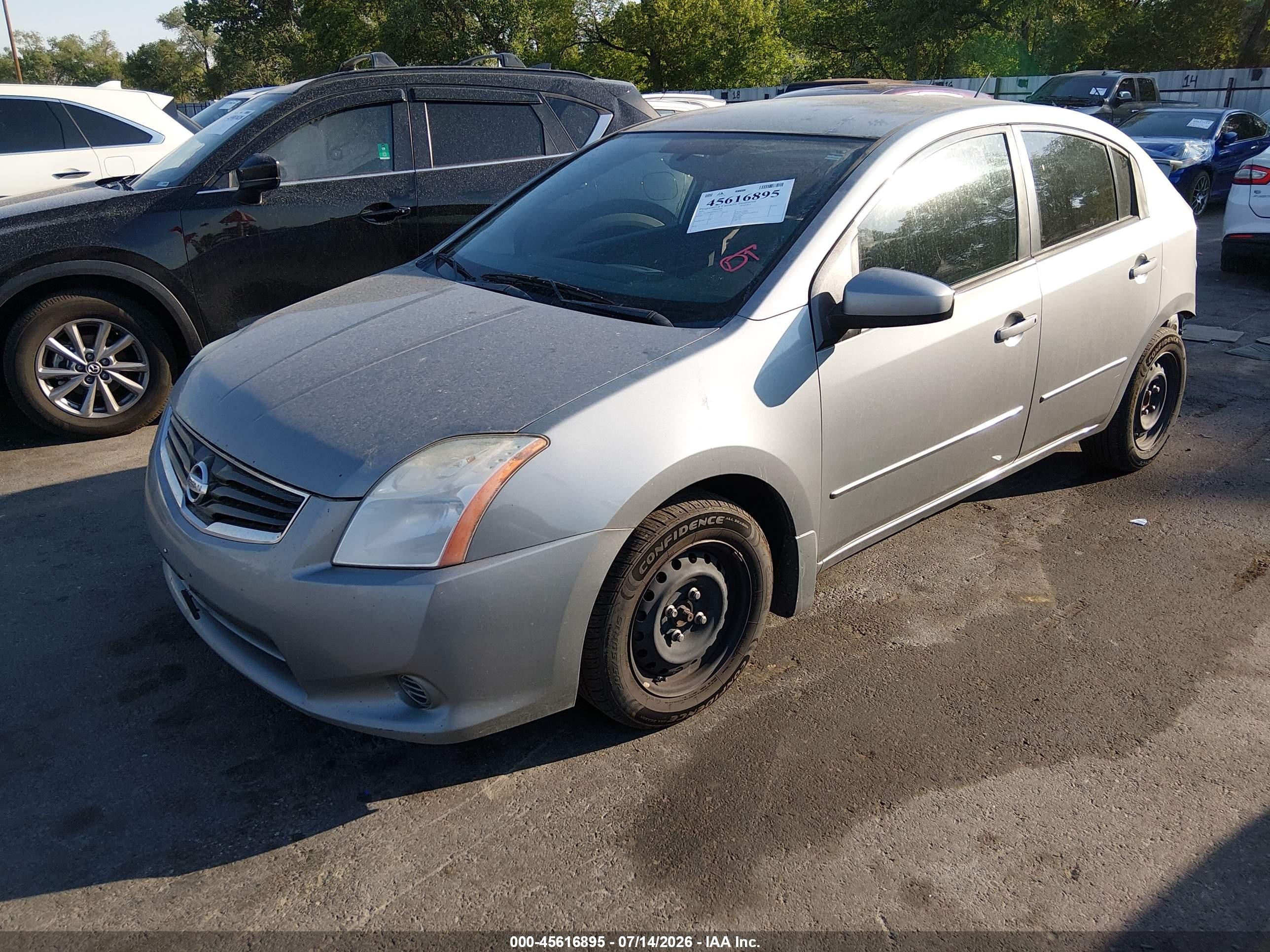 2011 Nissan Sentra 2.0 Silver vin: 3N1AB6AP0BL671481