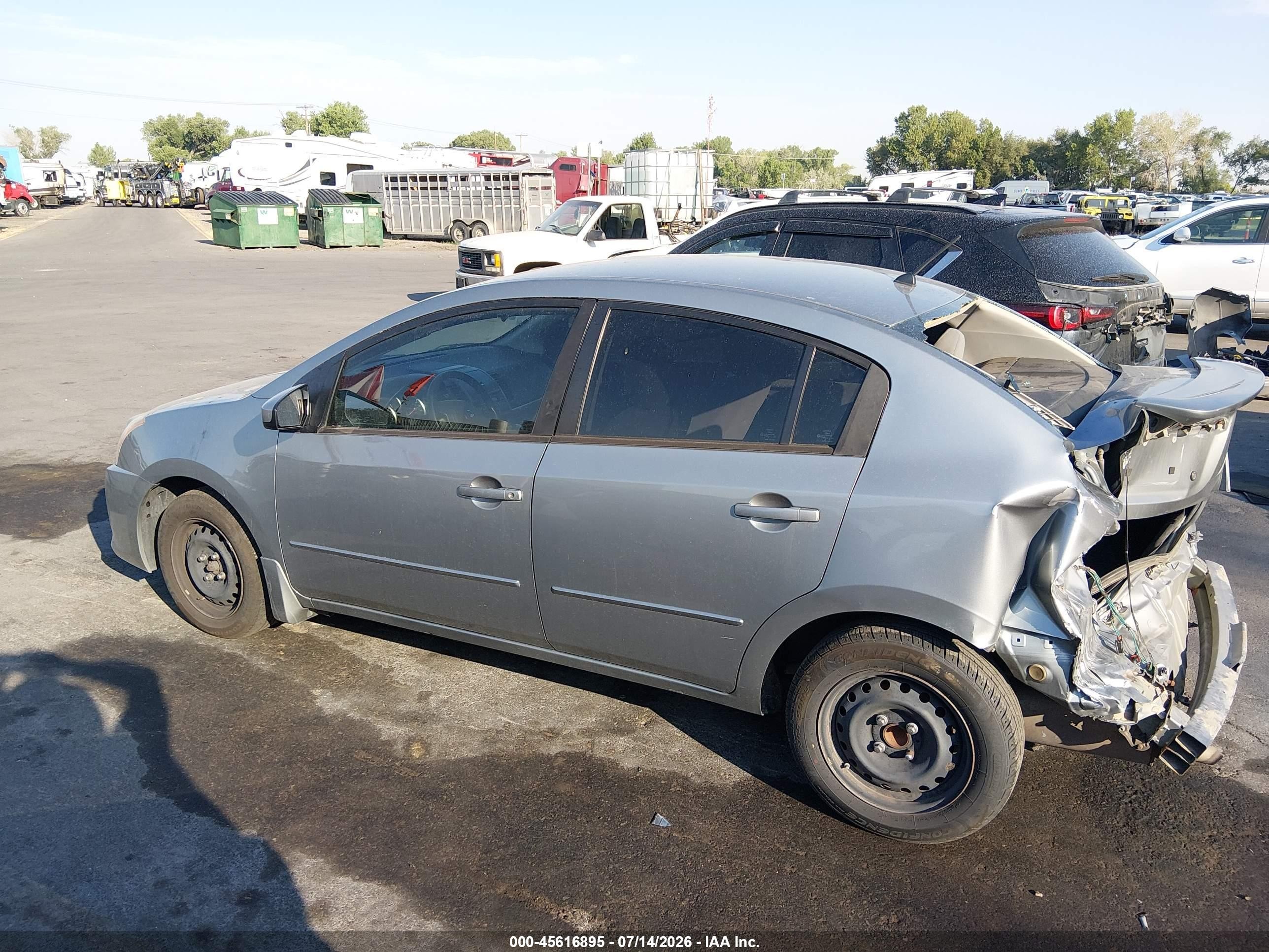 2011 Nissan Sentra 2.0 Silver vin: 3N1AB6AP0BL671481