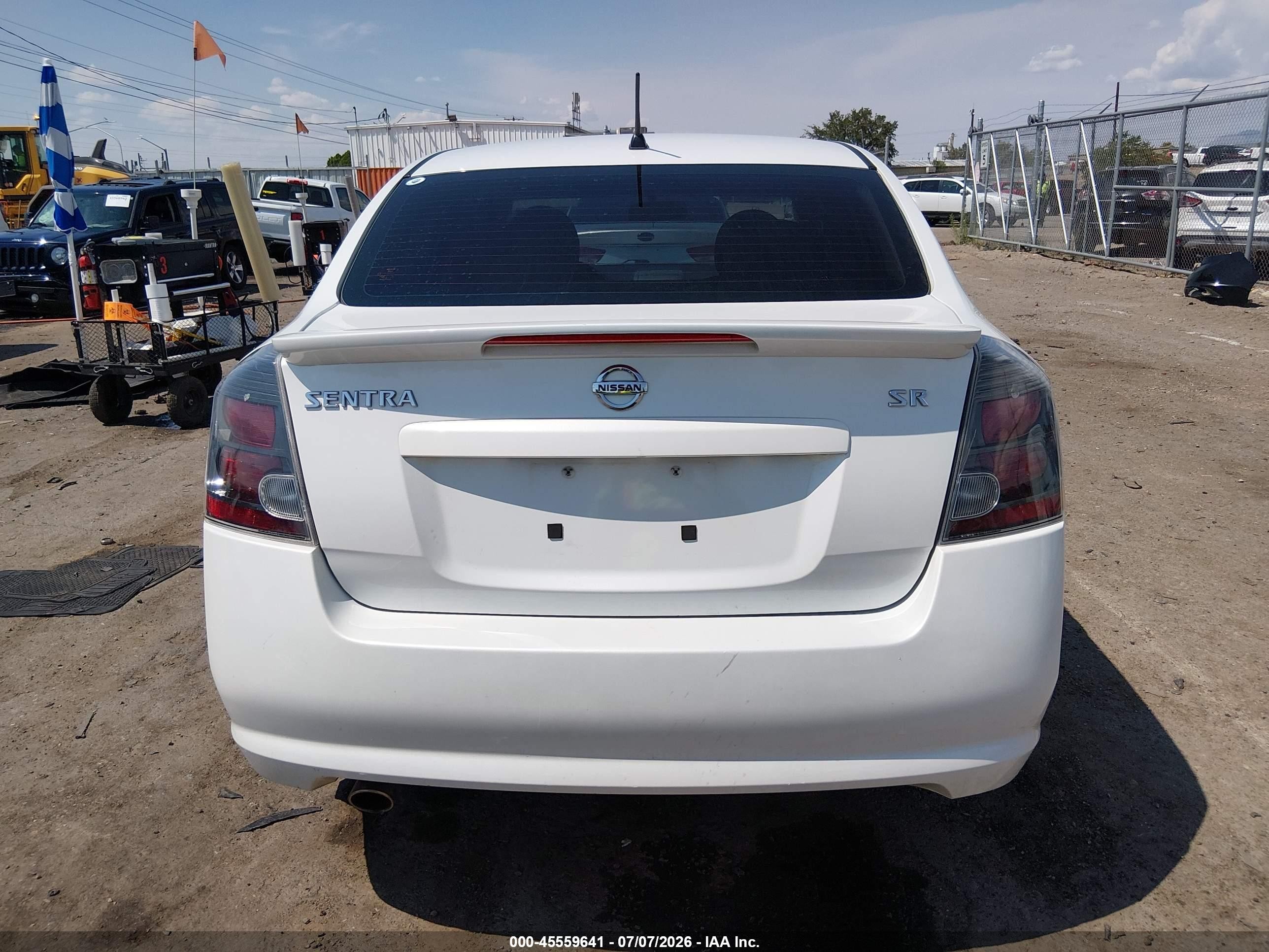 2011 Nissan Sentra 2.0sr White vin: 3N1AB6AP0BL684103
