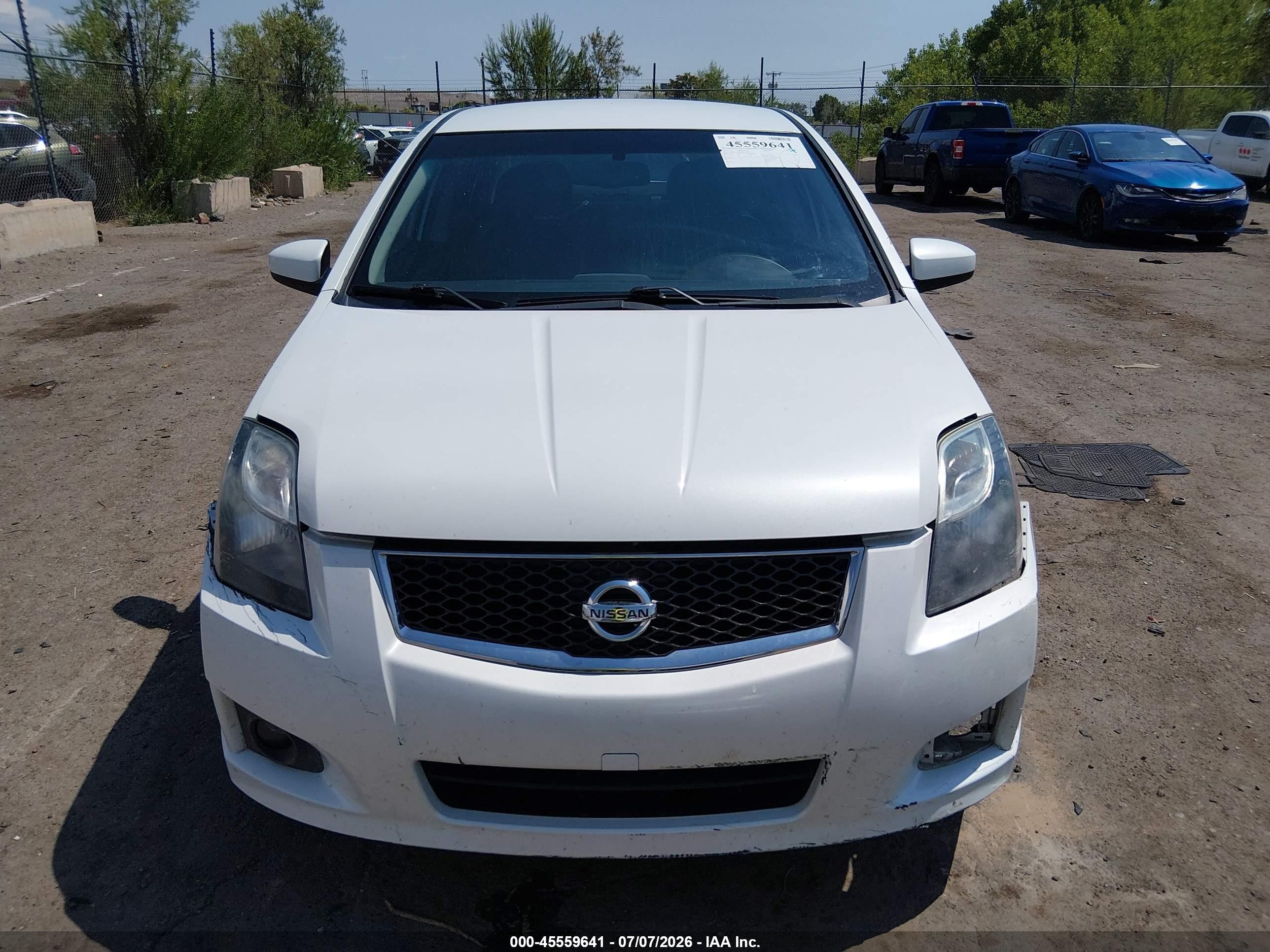 2011 Nissan Sentra 2.0sr White vin: 3N1AB6AP0BL684103