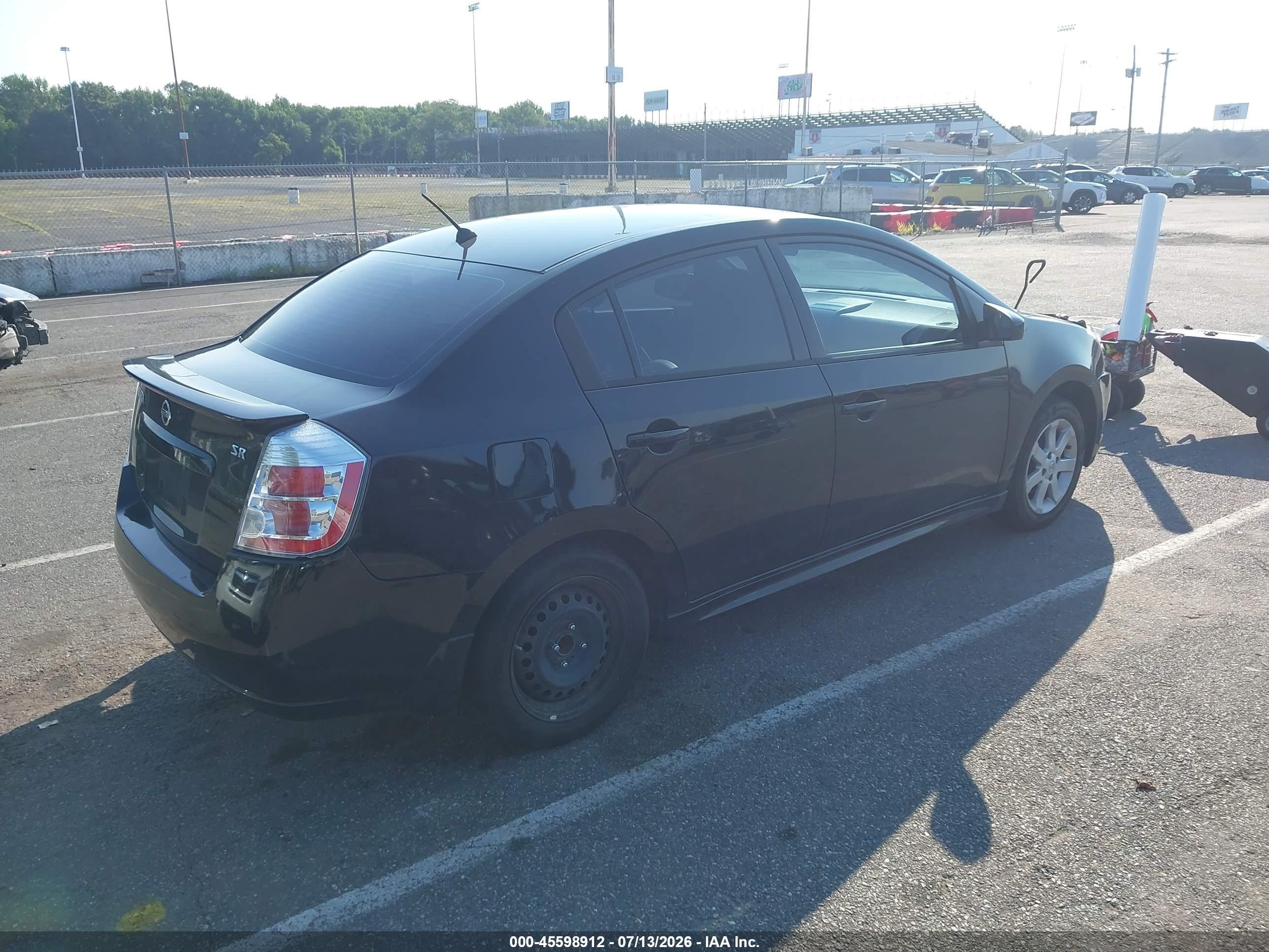 2011 Nissan Sentra 2.0sr Black vin: 3N1AB6AP0BL690418