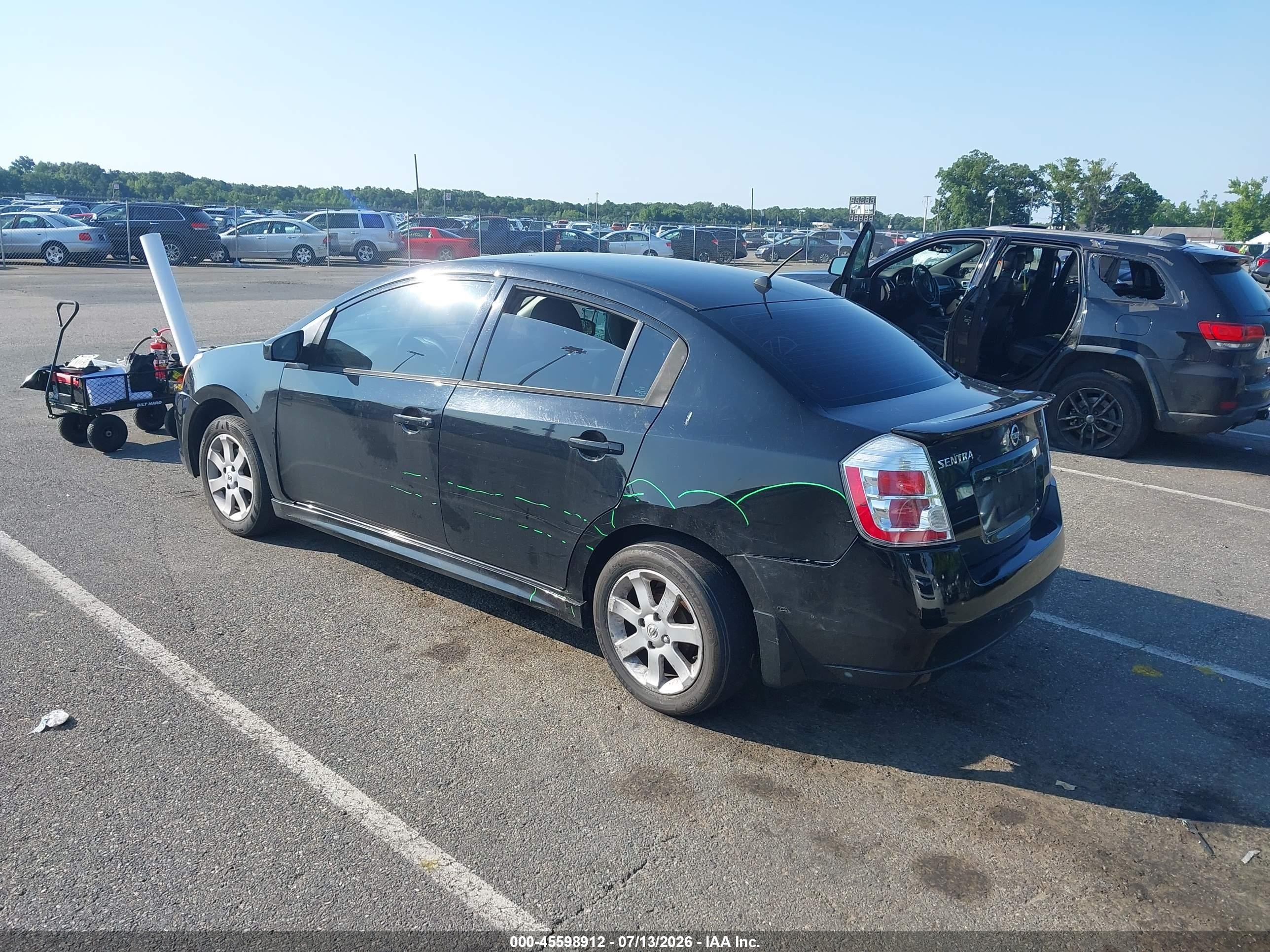 2011 Nissan Sentra 2.0sr Black vin: 3N1AB6AP0BL690418