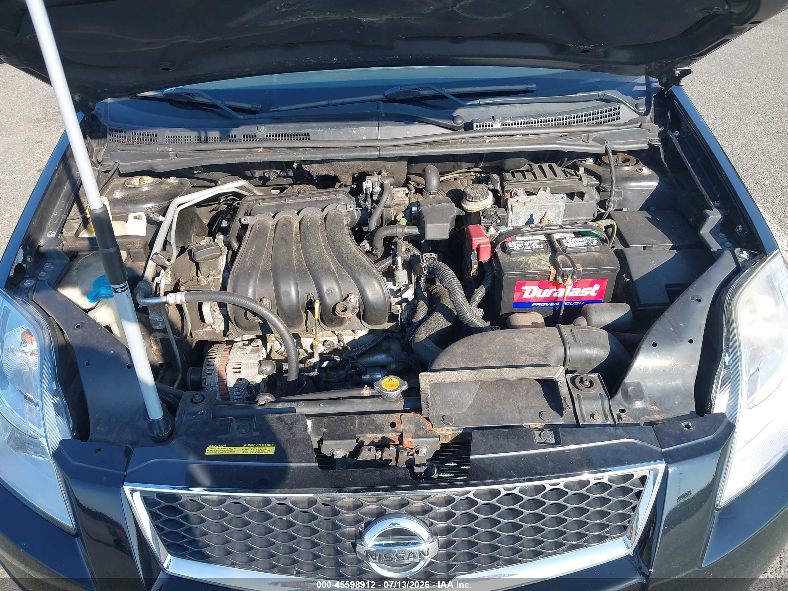 2011 Nissan Sentra 2.0sr Black vin: 3N1AB6AP0BL690418