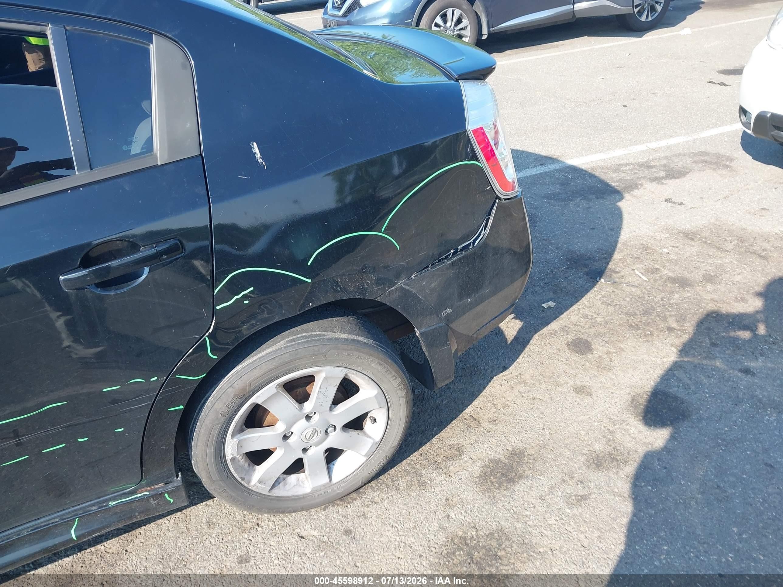 2011 Nissan Sentra 2.0sr Black vin: 3N1AB6AP0BL690418